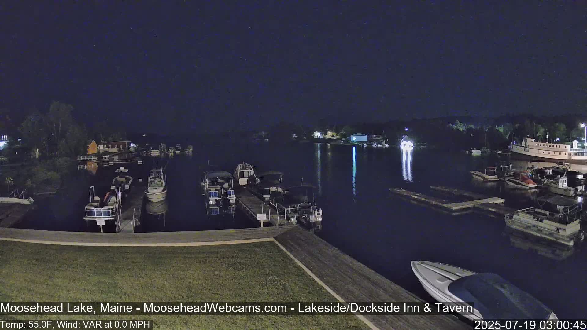 Moosehead Lake Live Cam - Maine, USA