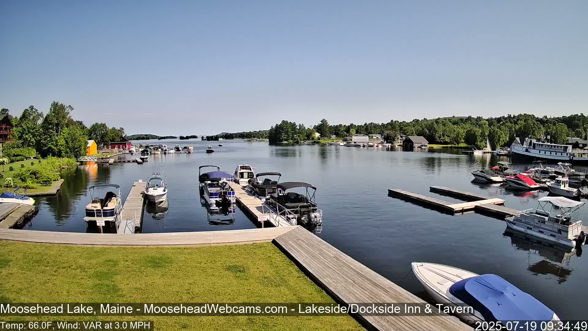 Moosehead Lake Live Cam - Maine, USA