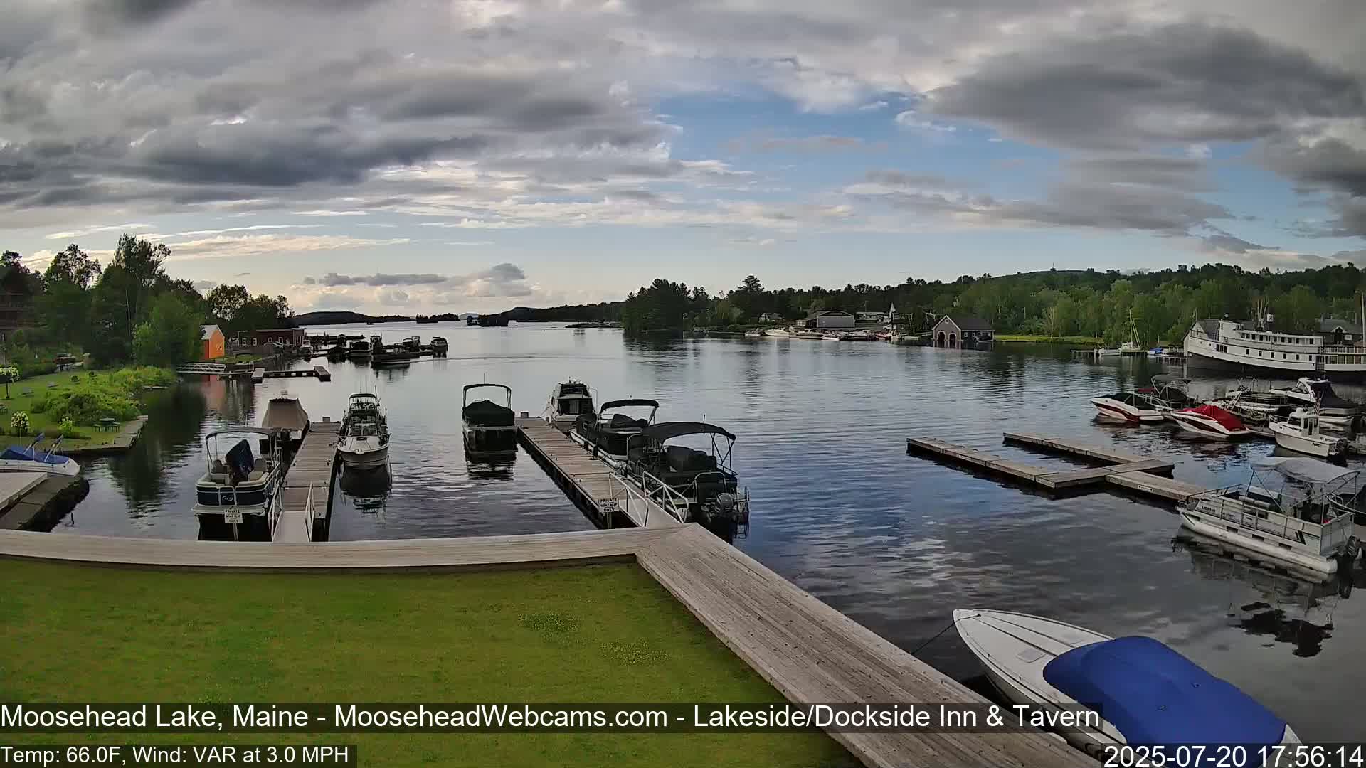 Moosehead Lake Live Cam - Maine, USA