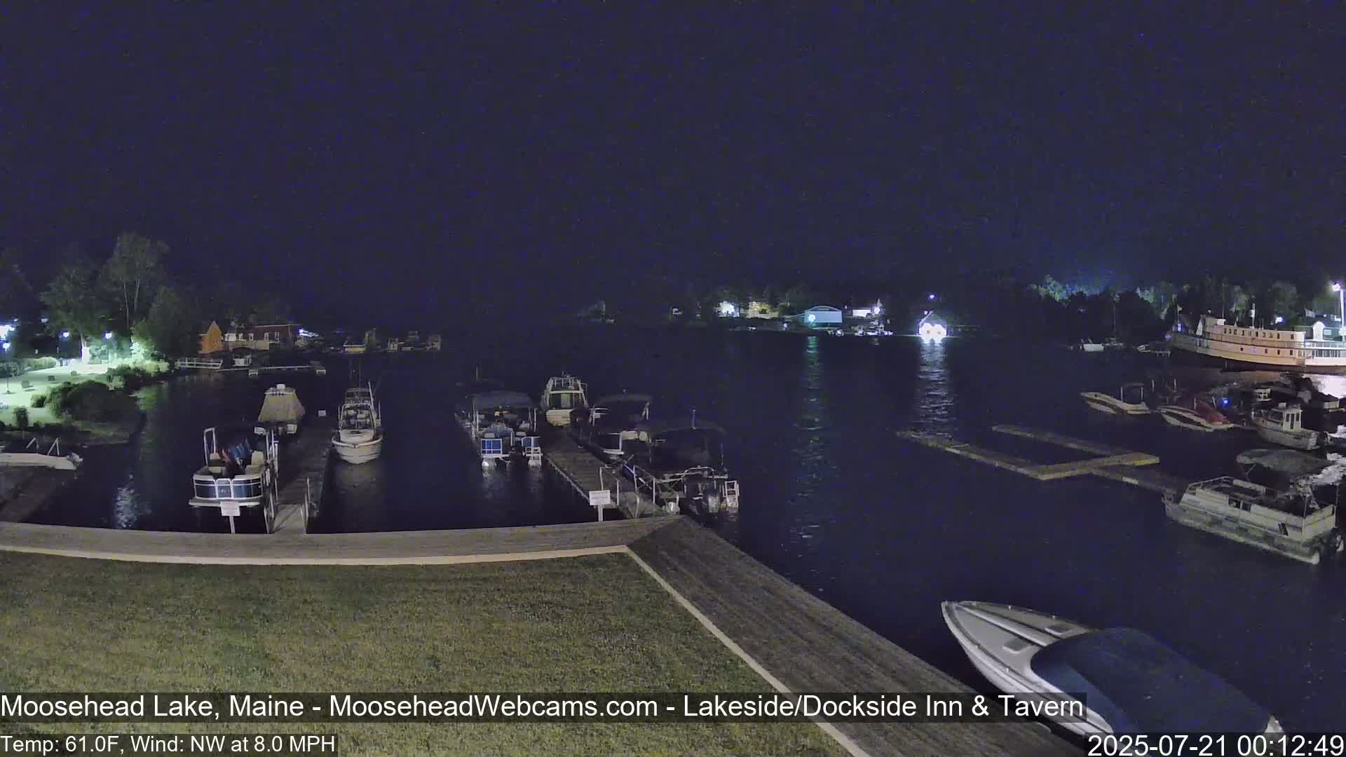 Moosehead Lake Live Cam - Maine, USA