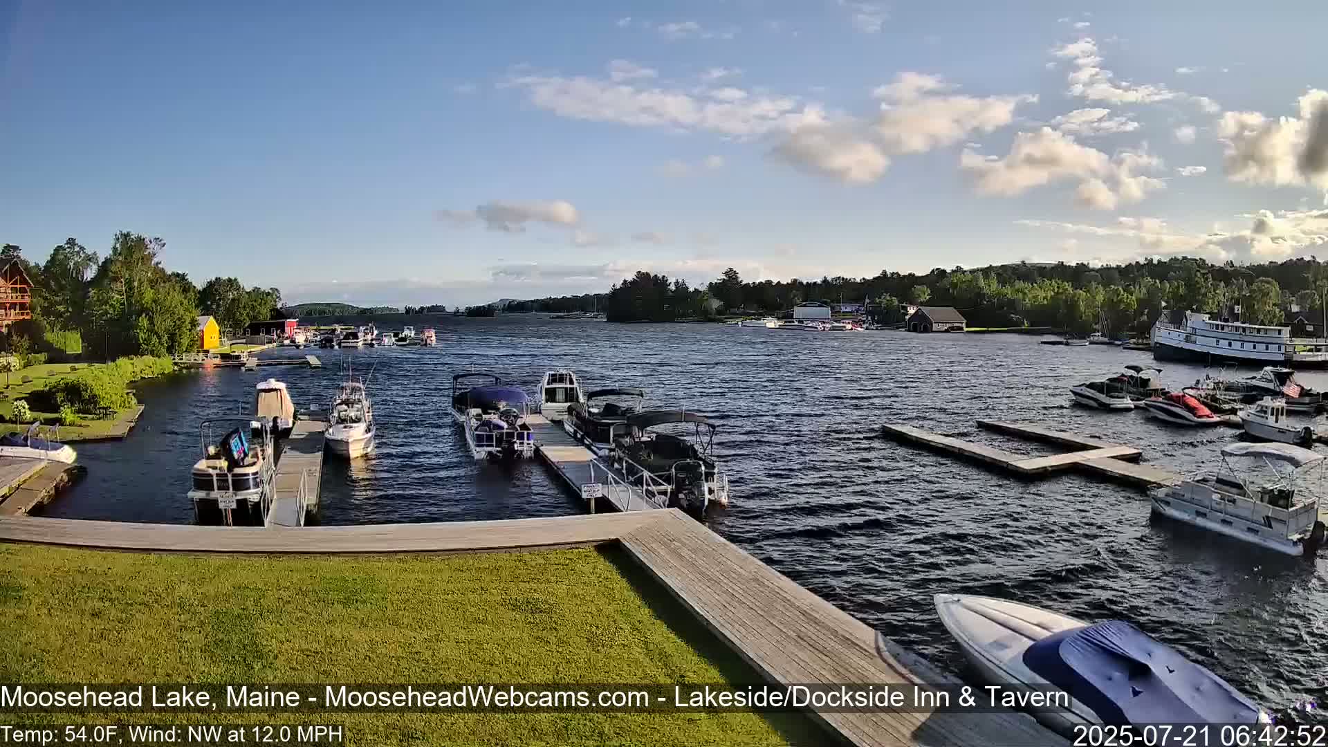 Moosehead Lake Live Cam - Maine, USA