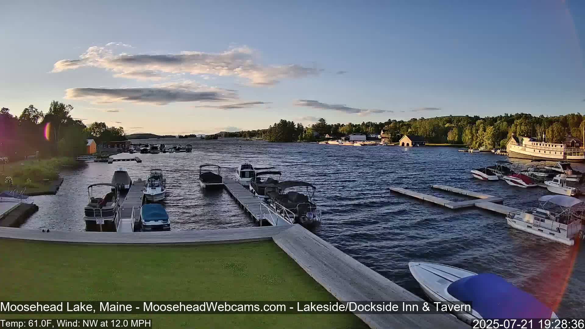 Moosehead Lake Live Cam - Maine, USA