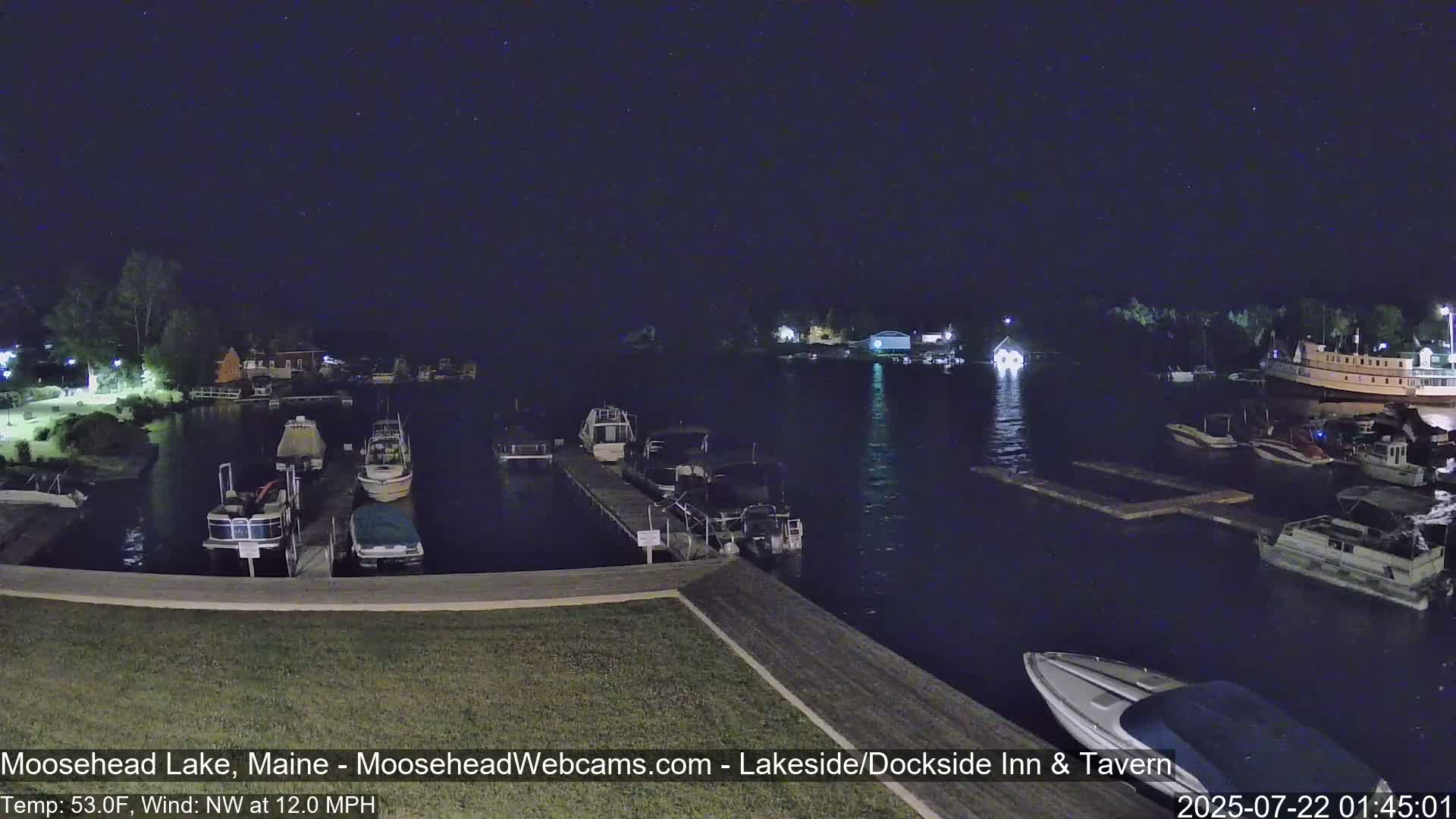 Moosehead Lake Live Cam - Maine, USA