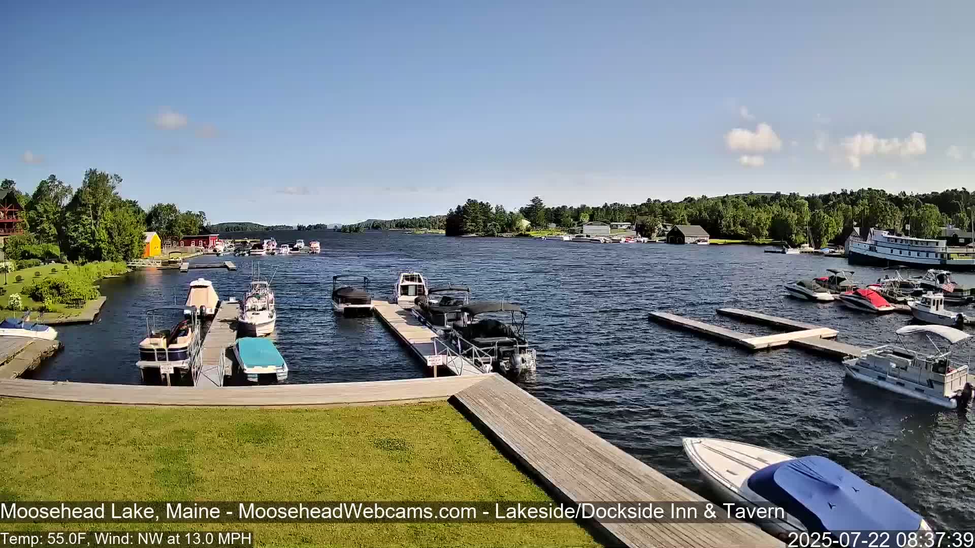 Moosehead Lake Live Cam - Maine, USA