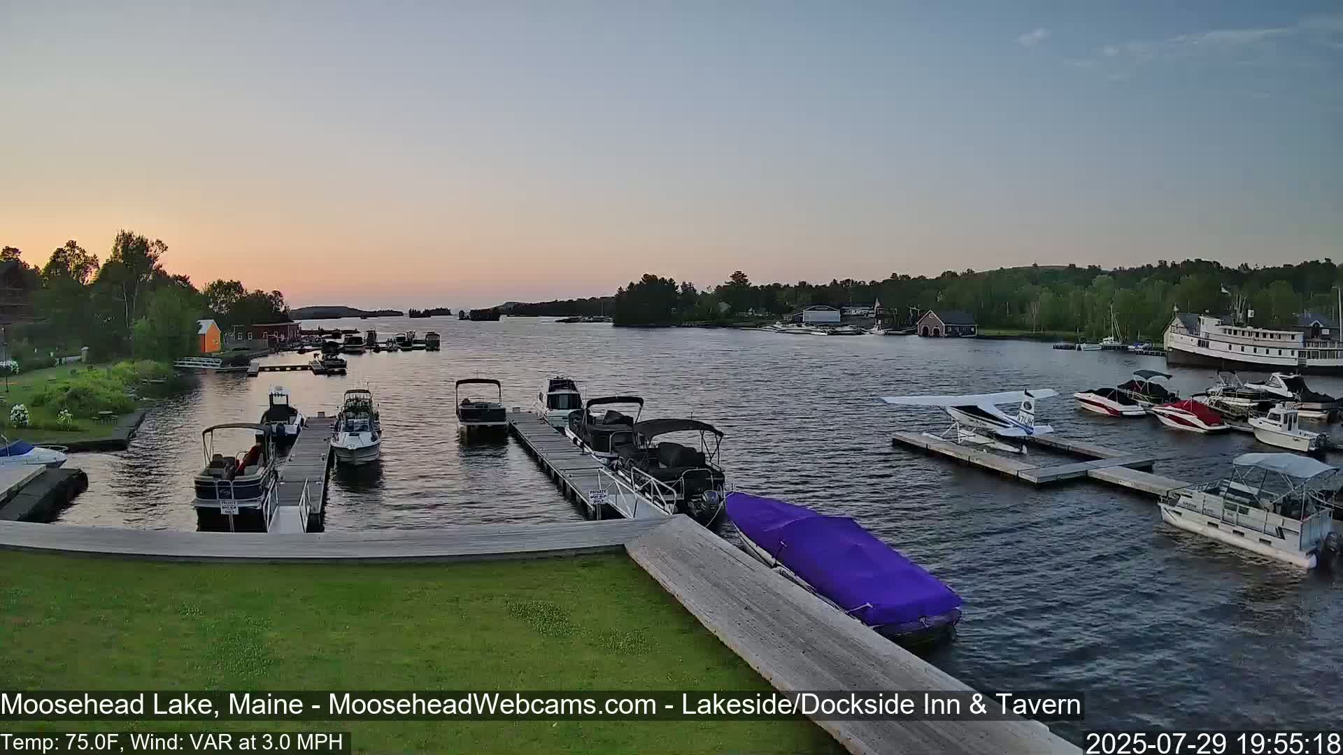 Moosehead Lake Live Cam - Maine, USA