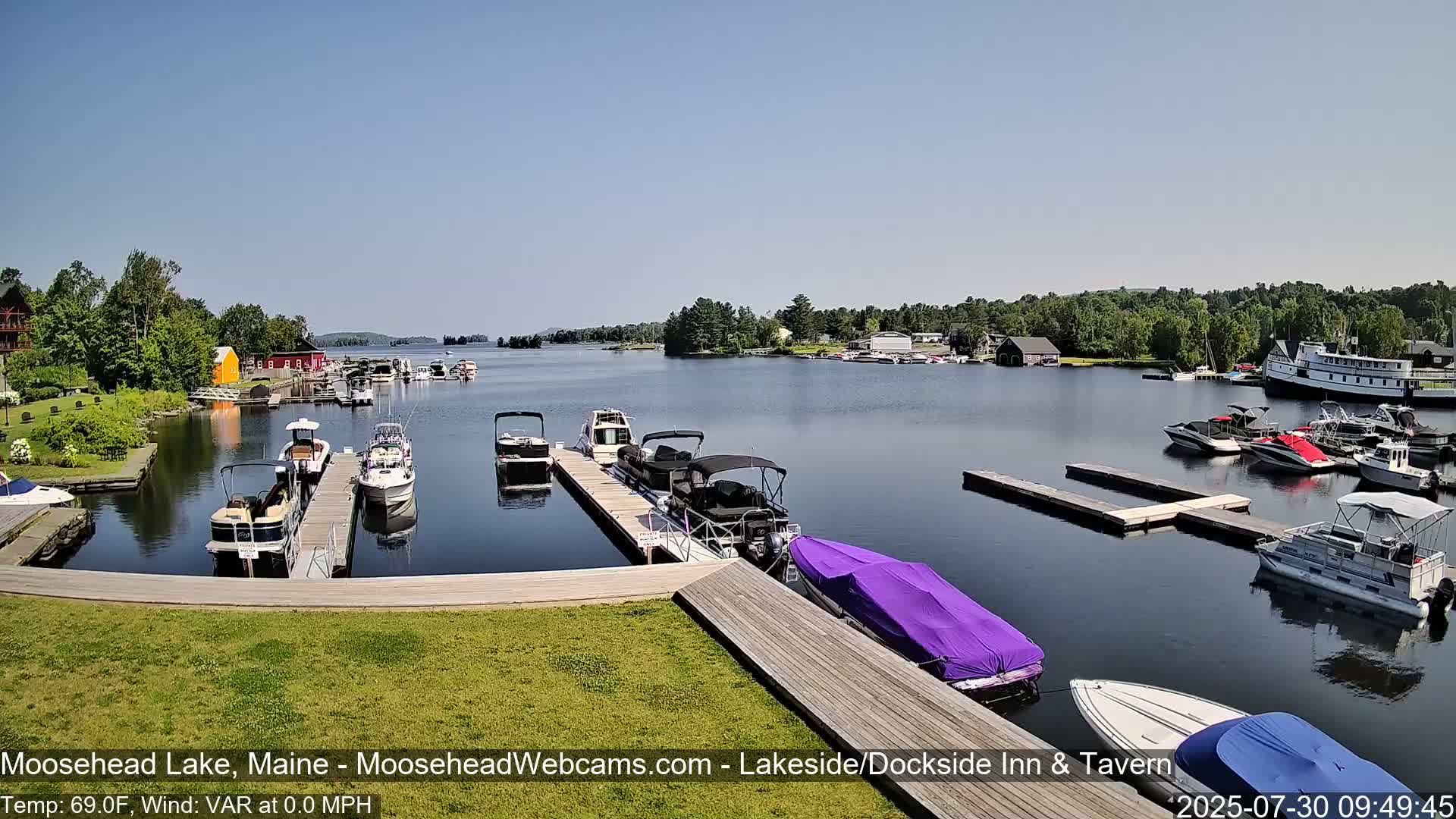 Moosehead Lake Live Cam - Maine, USA