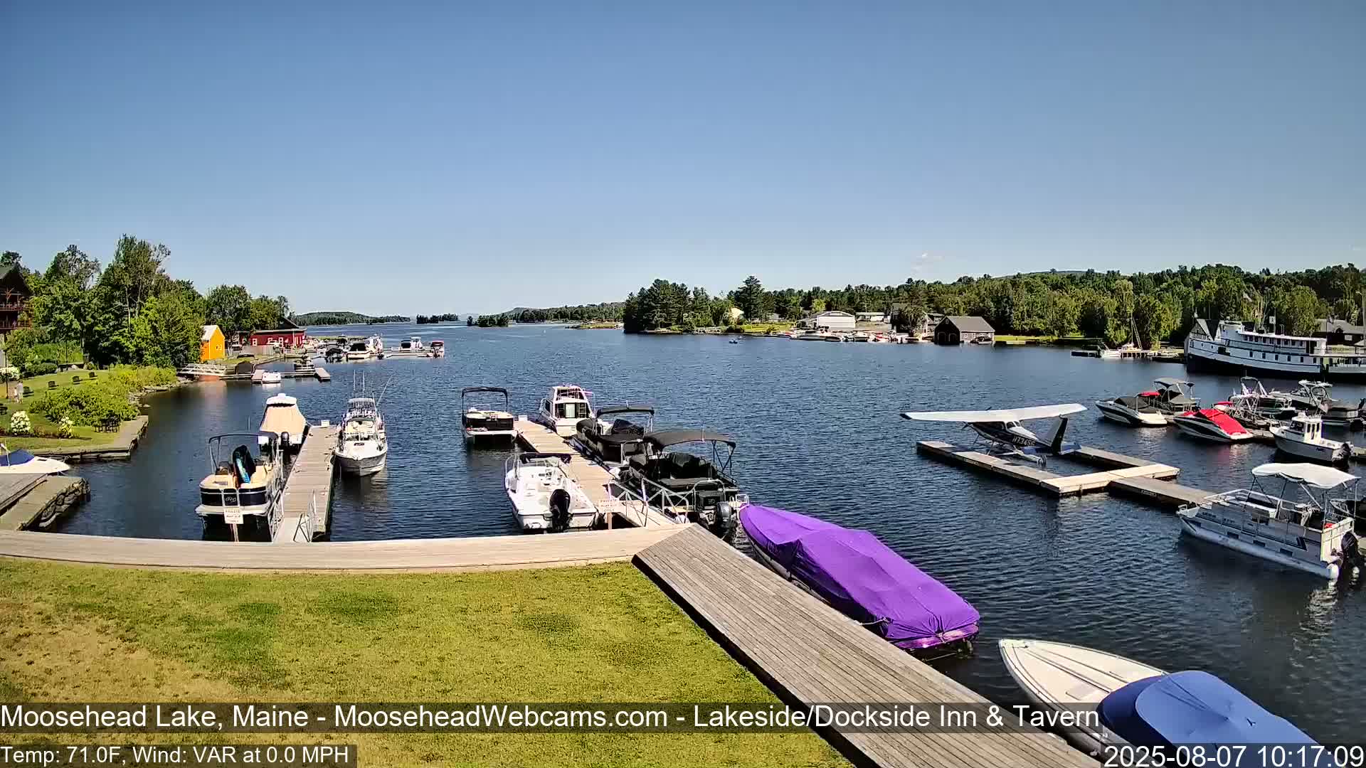 Moosehead Lake Live Cam - Maine, USA