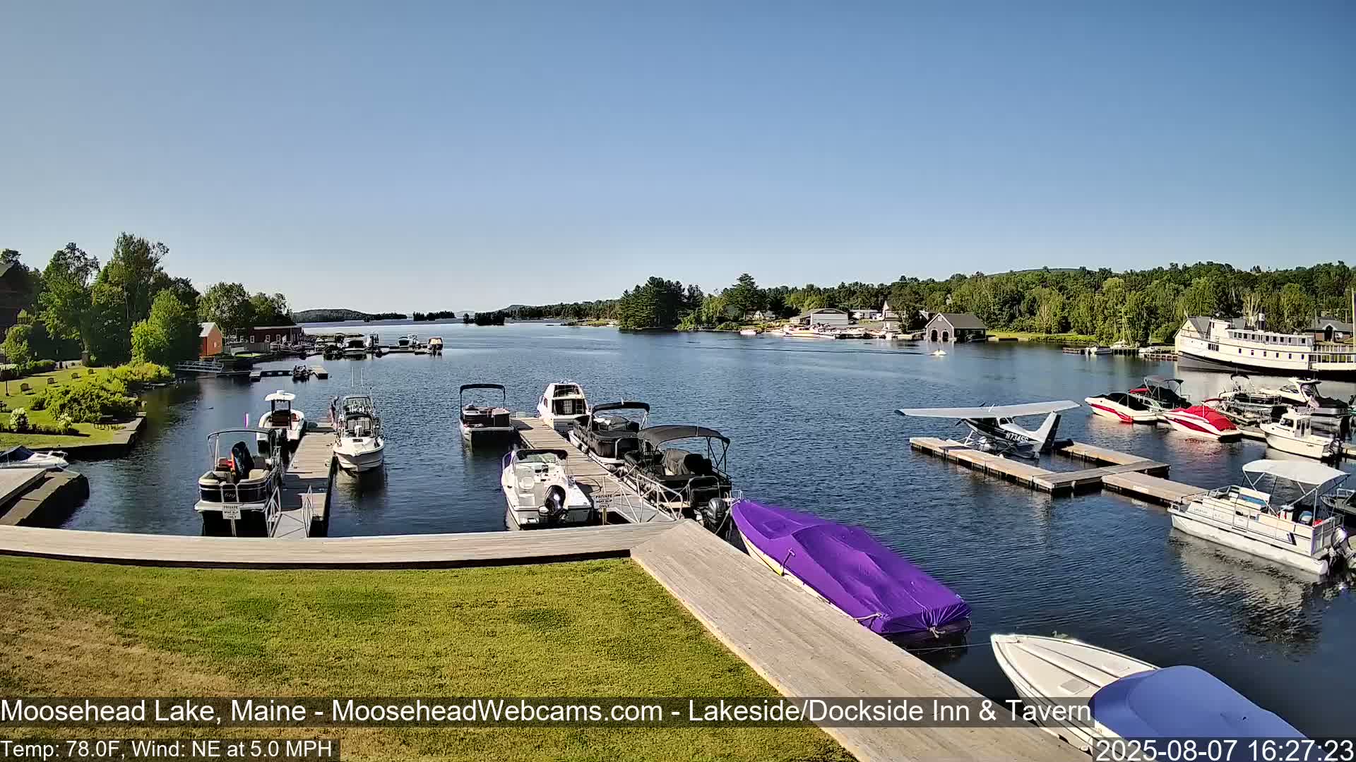 Moosehead Lake Live Cam - Maine, USA