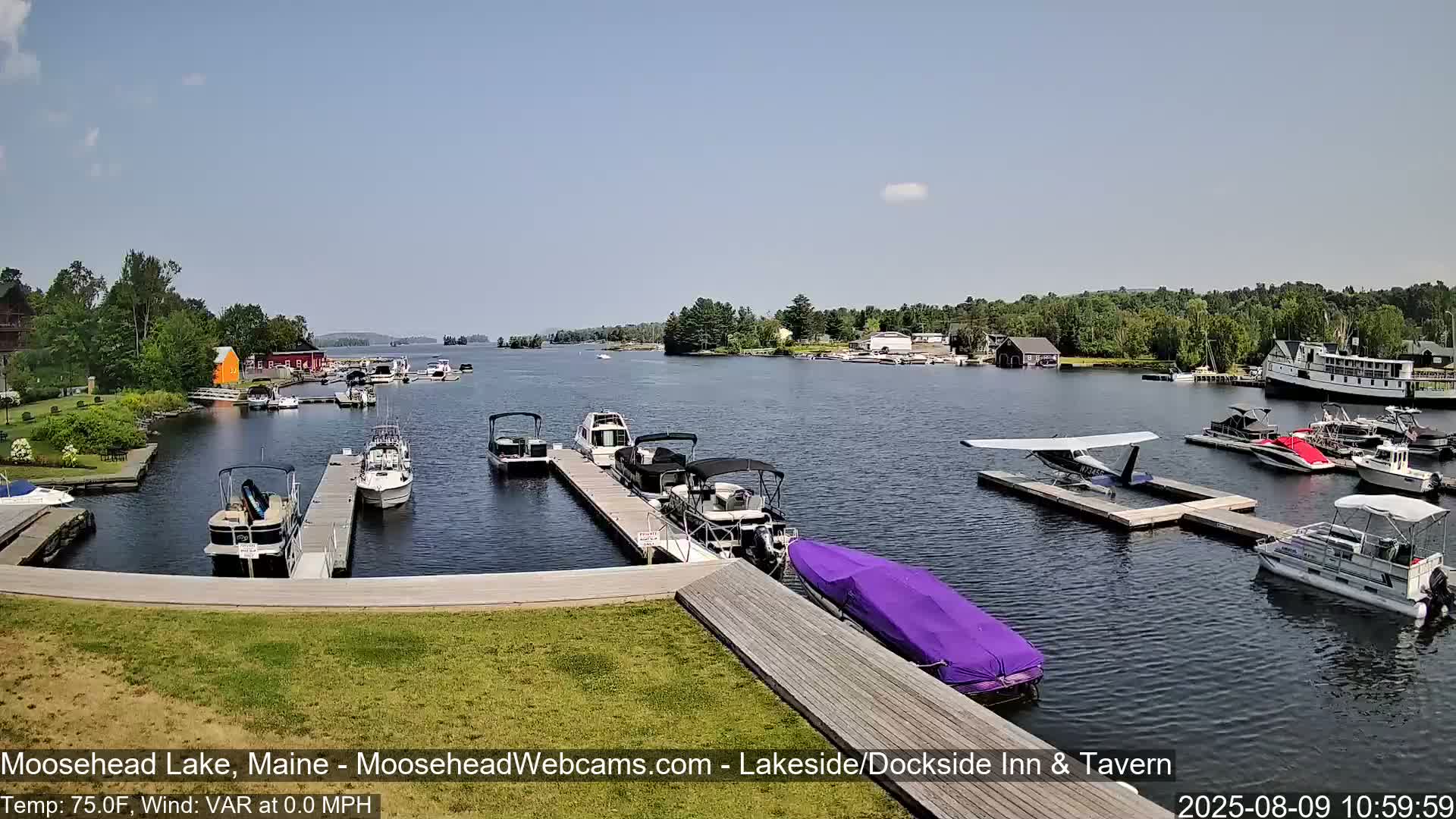 Moosehead Lake Live Cam - Maine, USA