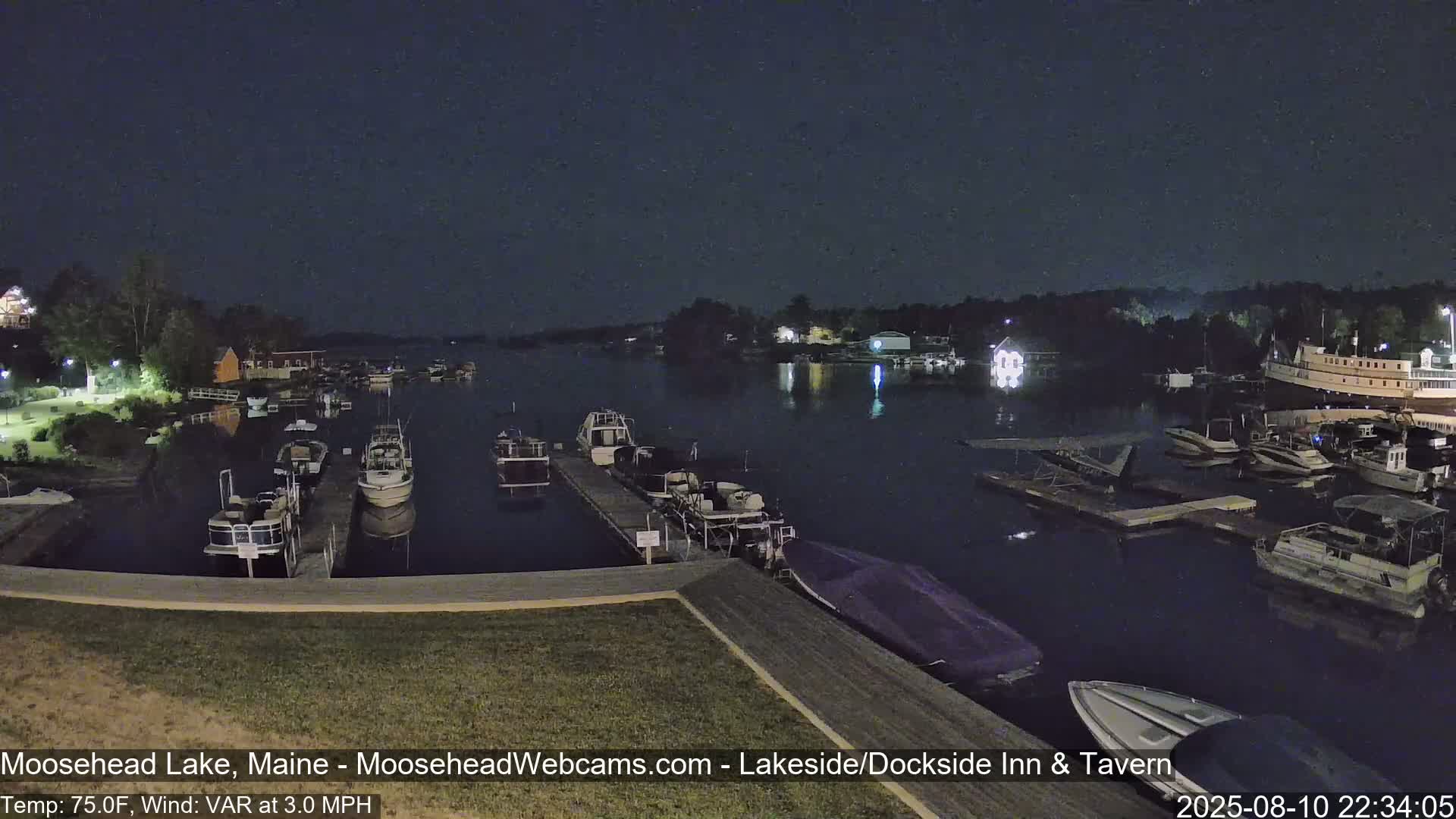 Moosehead Lake Live Cam - Maine, USA