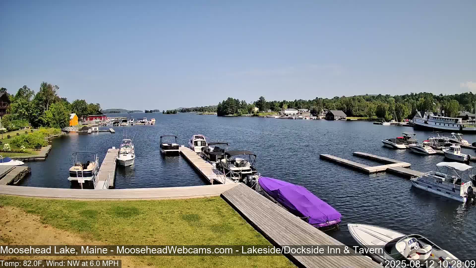 Moosehead Lake Live Cam - Maine, USA
