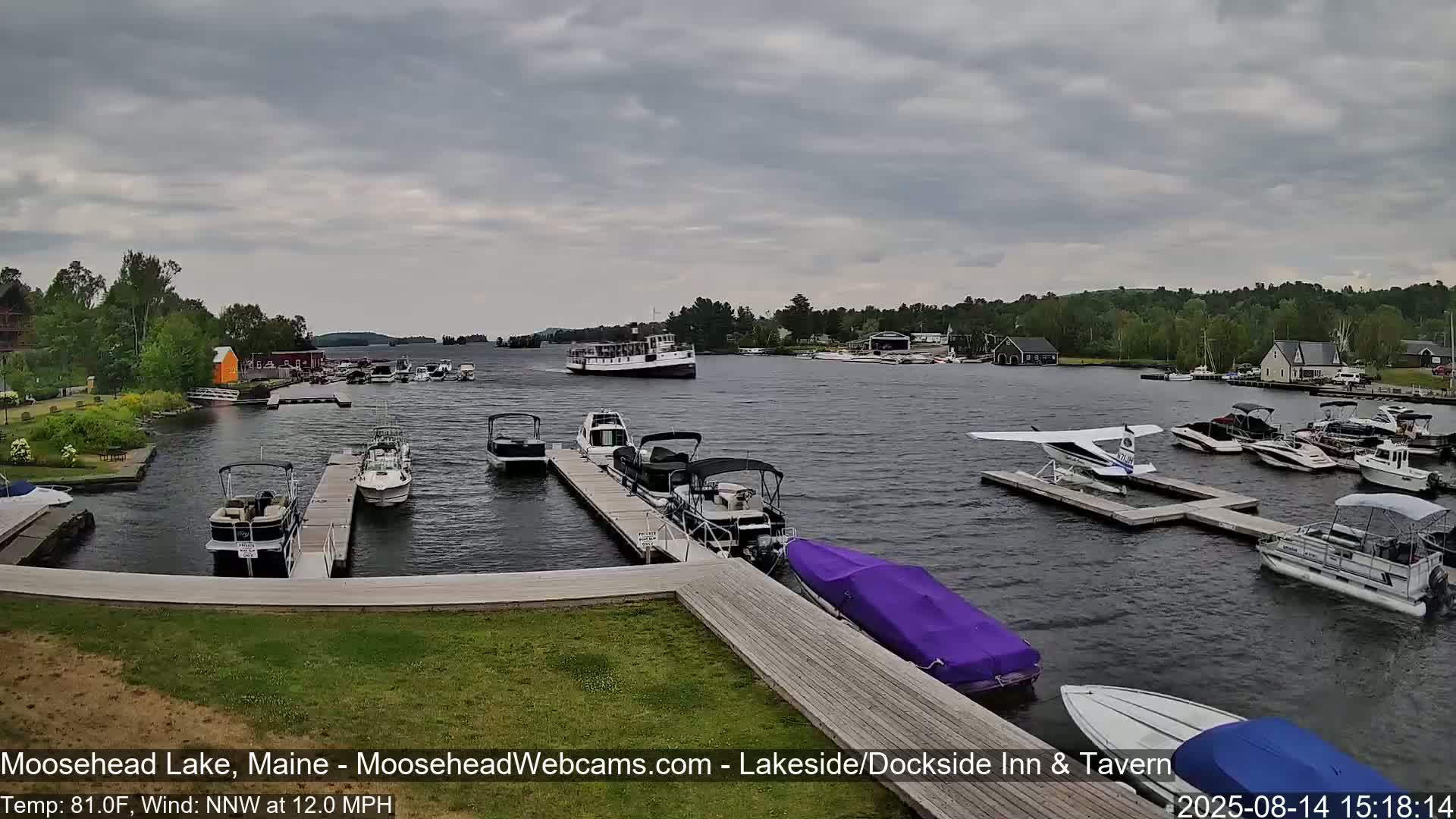 Moosehead Lake Live Cam - Maine, USA