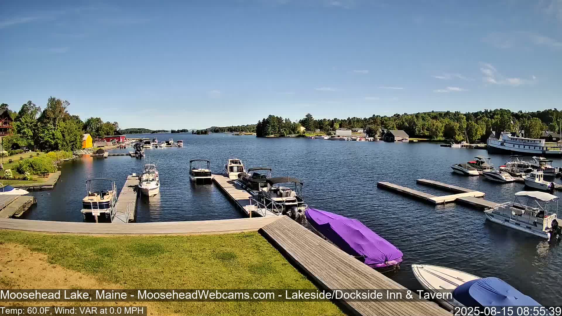 Moosehead Lake Live Cam - Maine, USA