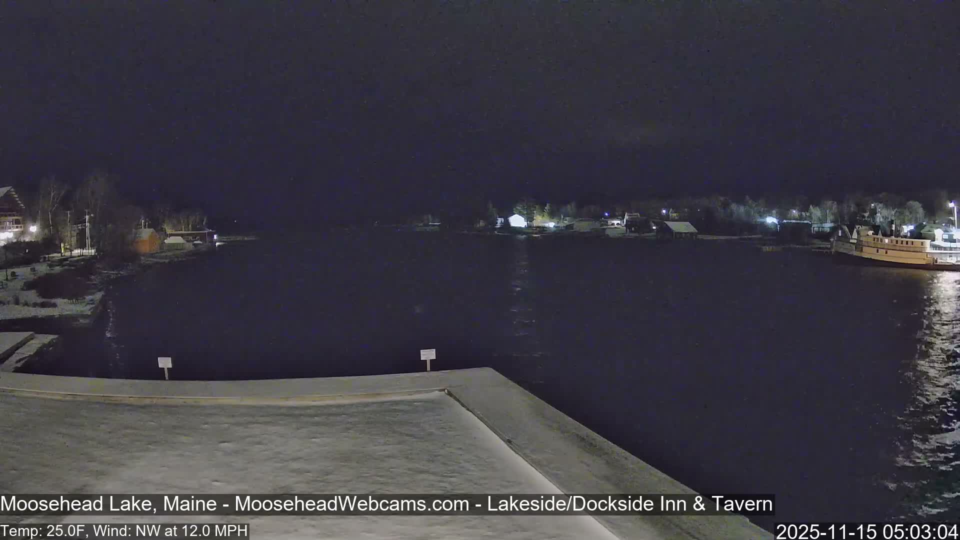 Moosehead Lake Live Cam - Maine, USA
