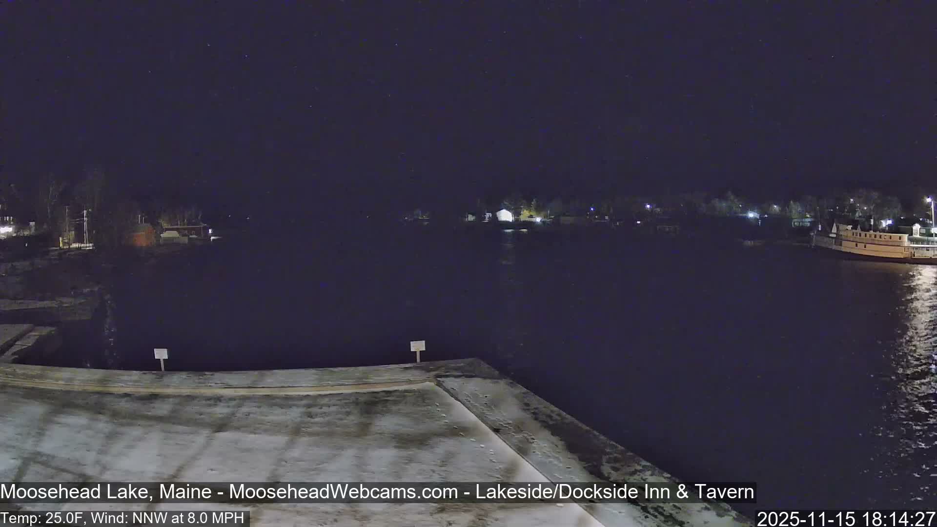 Moosehead Lake Live Cam - Maine, USA