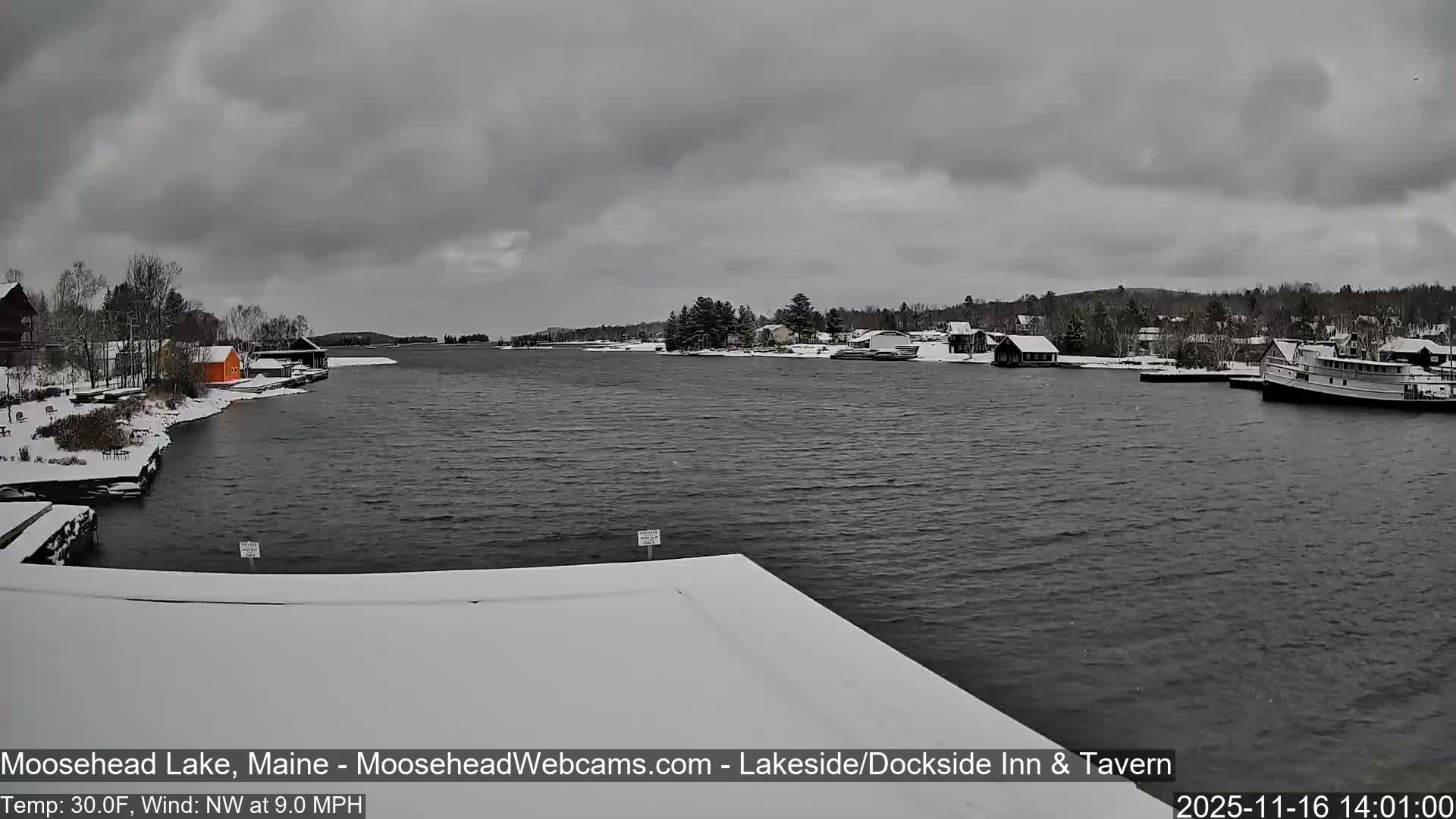 Moosehead Lake Live Cam - Maine, USA