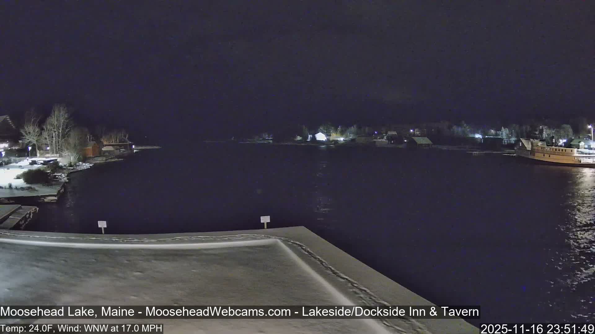 Moosehead Lake Live Cam - Maine, USA