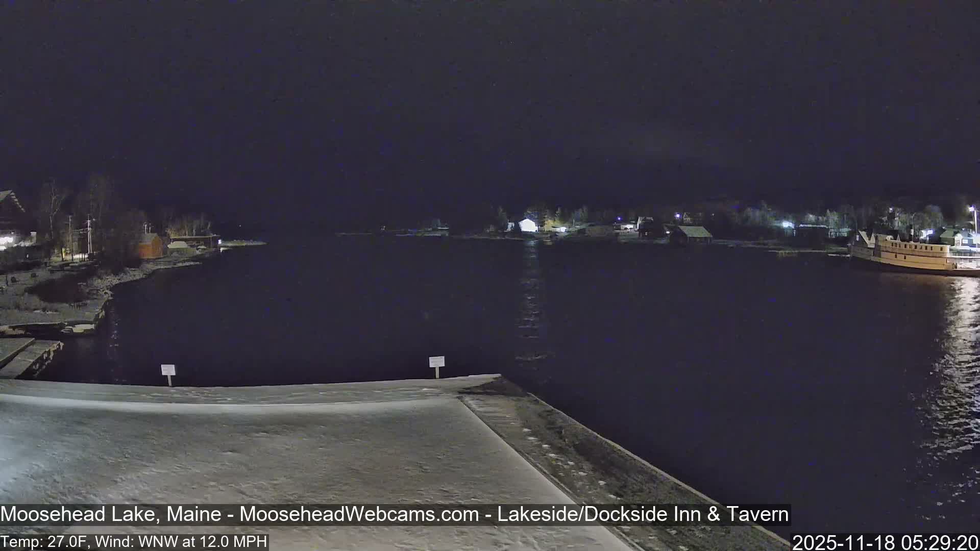 Moosehead Lake Live Cam - Maine, USA
