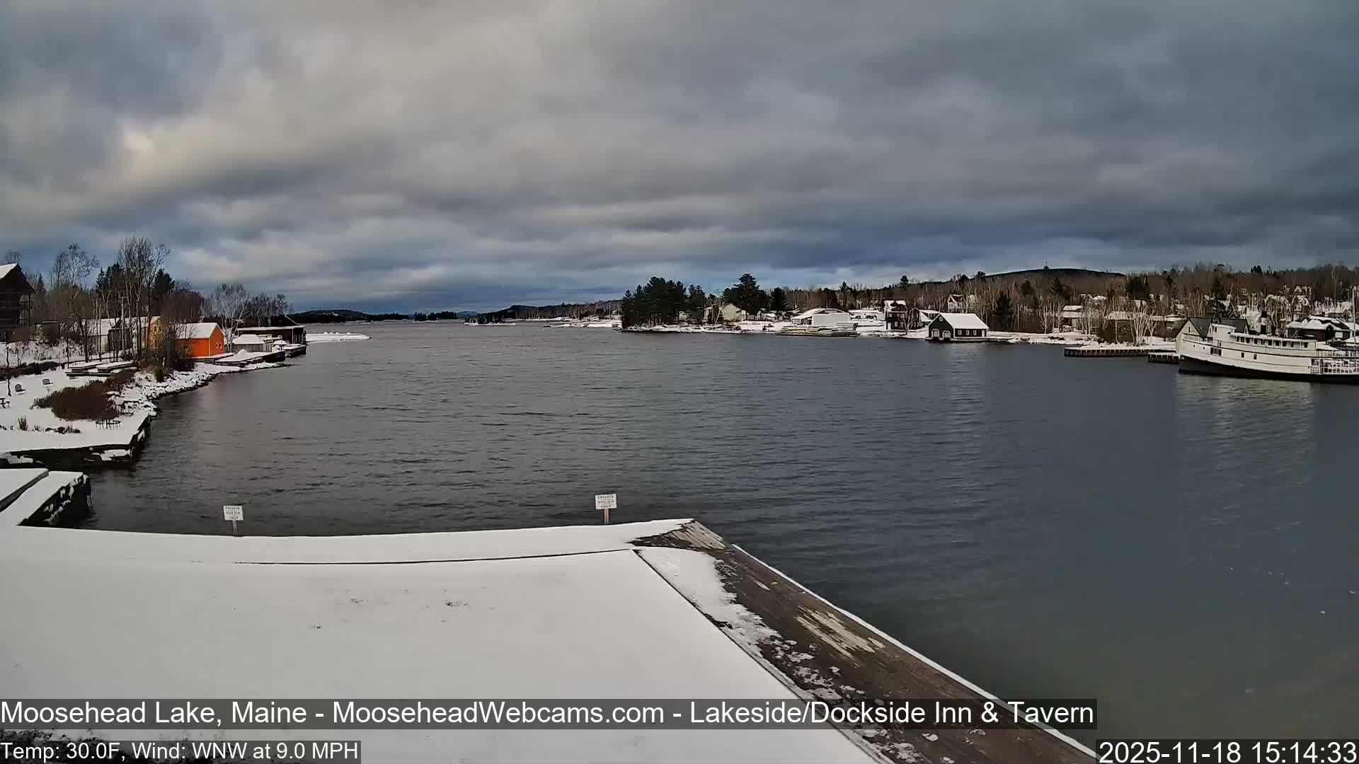 Moosehead Lake Live Cam - Maine, USA