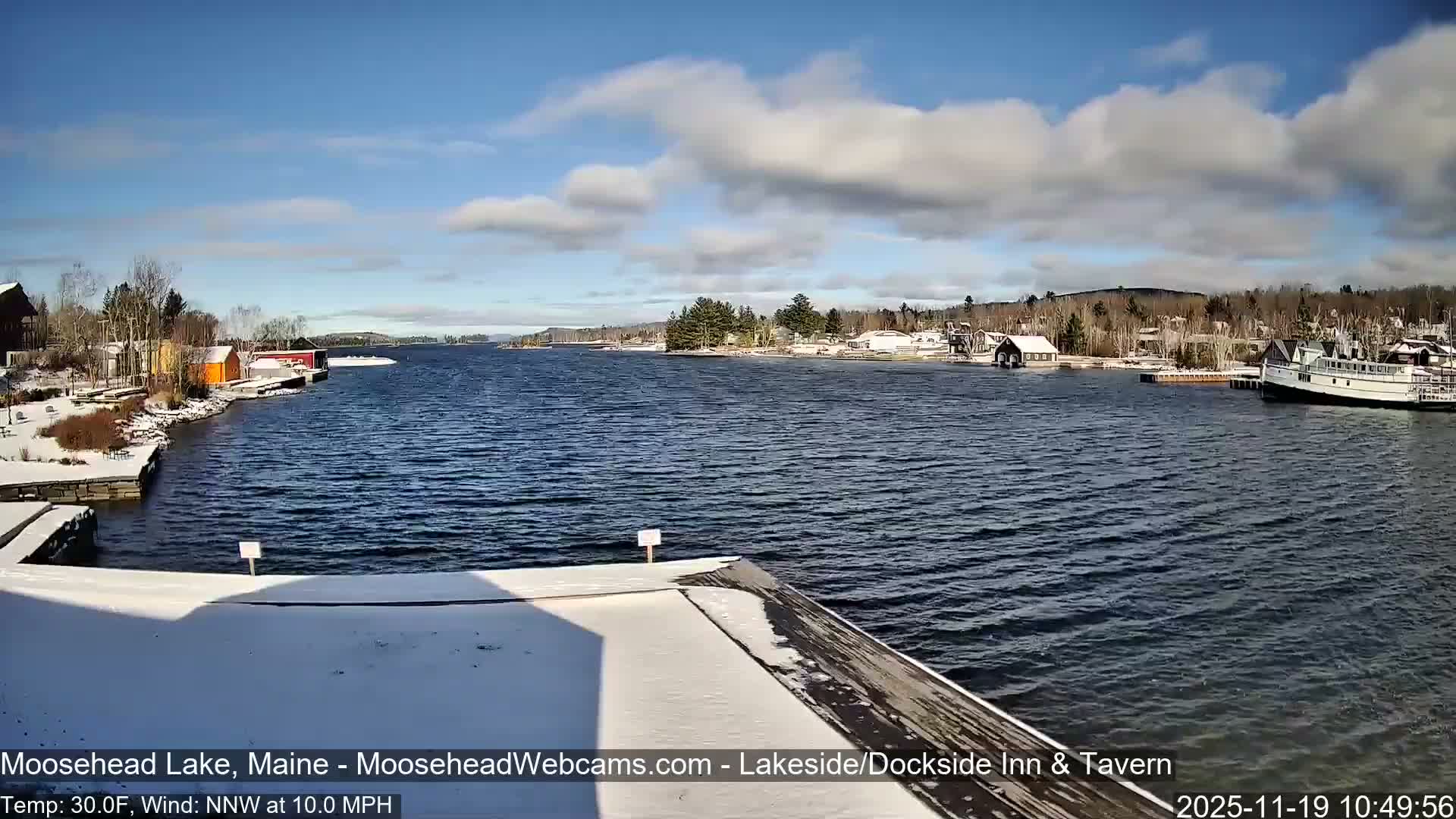 Moosehead Lake Live Cam - Maine, USA