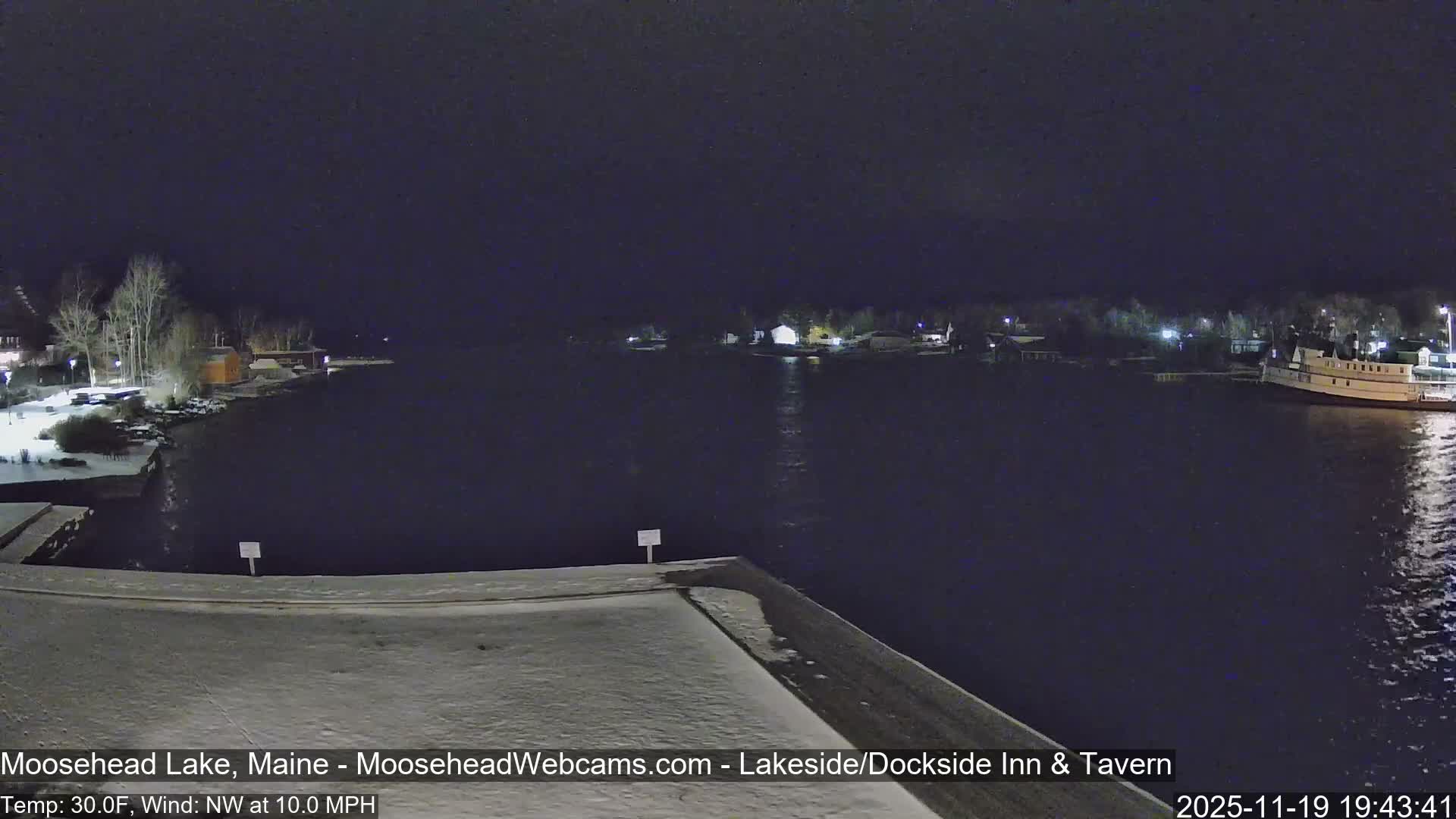 Moosehead Lake Live Cam - Maine, USA