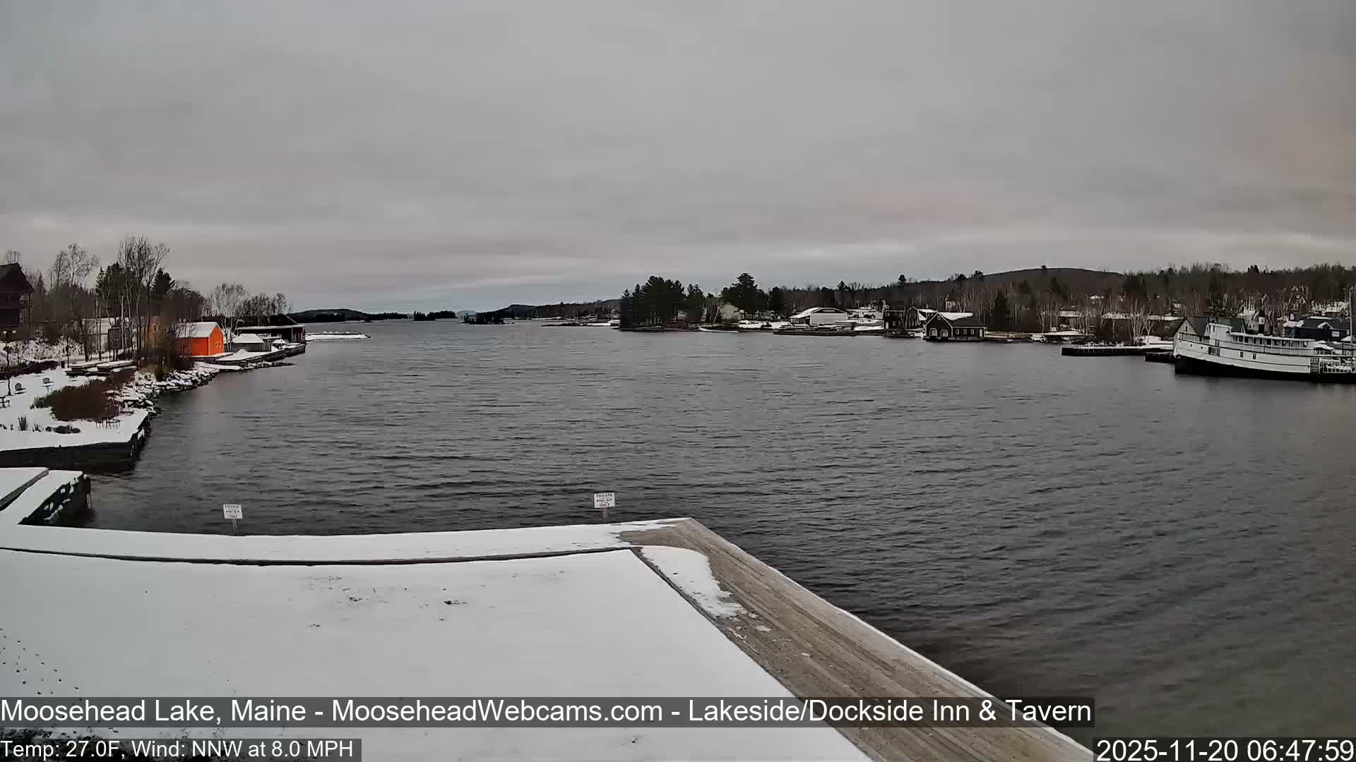 Moosehead Lake Live Cam - Maine, USA