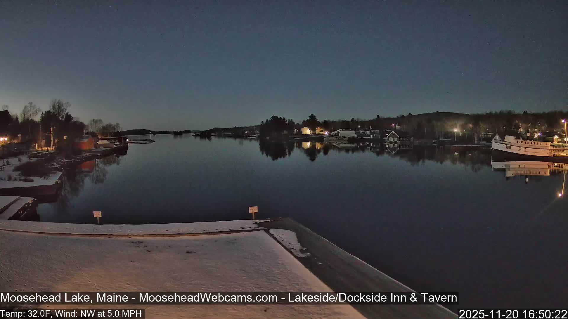 Moosehead Lake Live Cam - Maine, USA