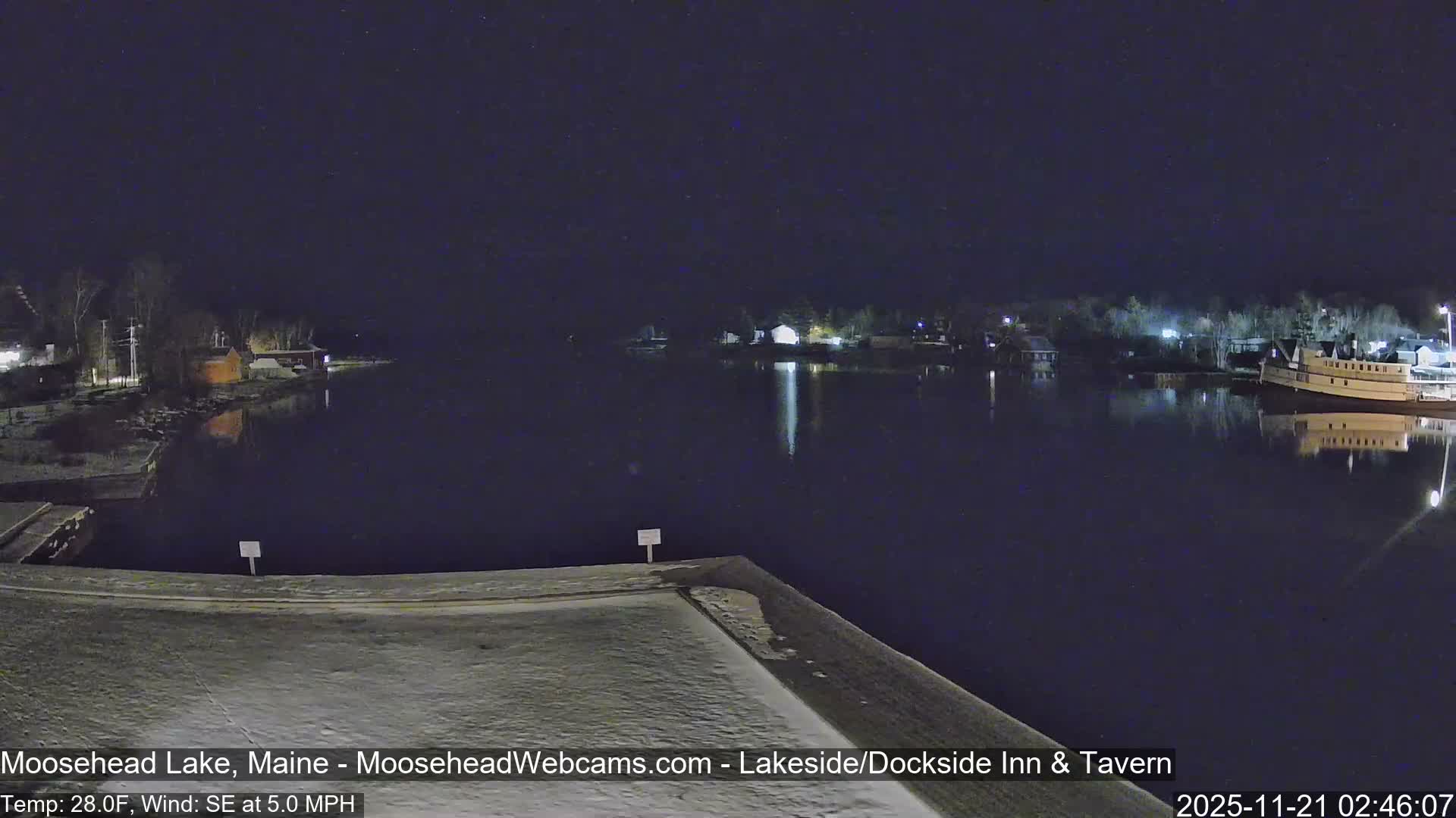 Moosehead Lake Live Cam - Maine, USA