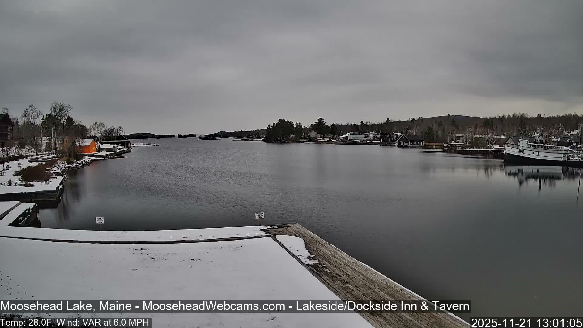 Moosehead Lake Live Cam - Maine, USA