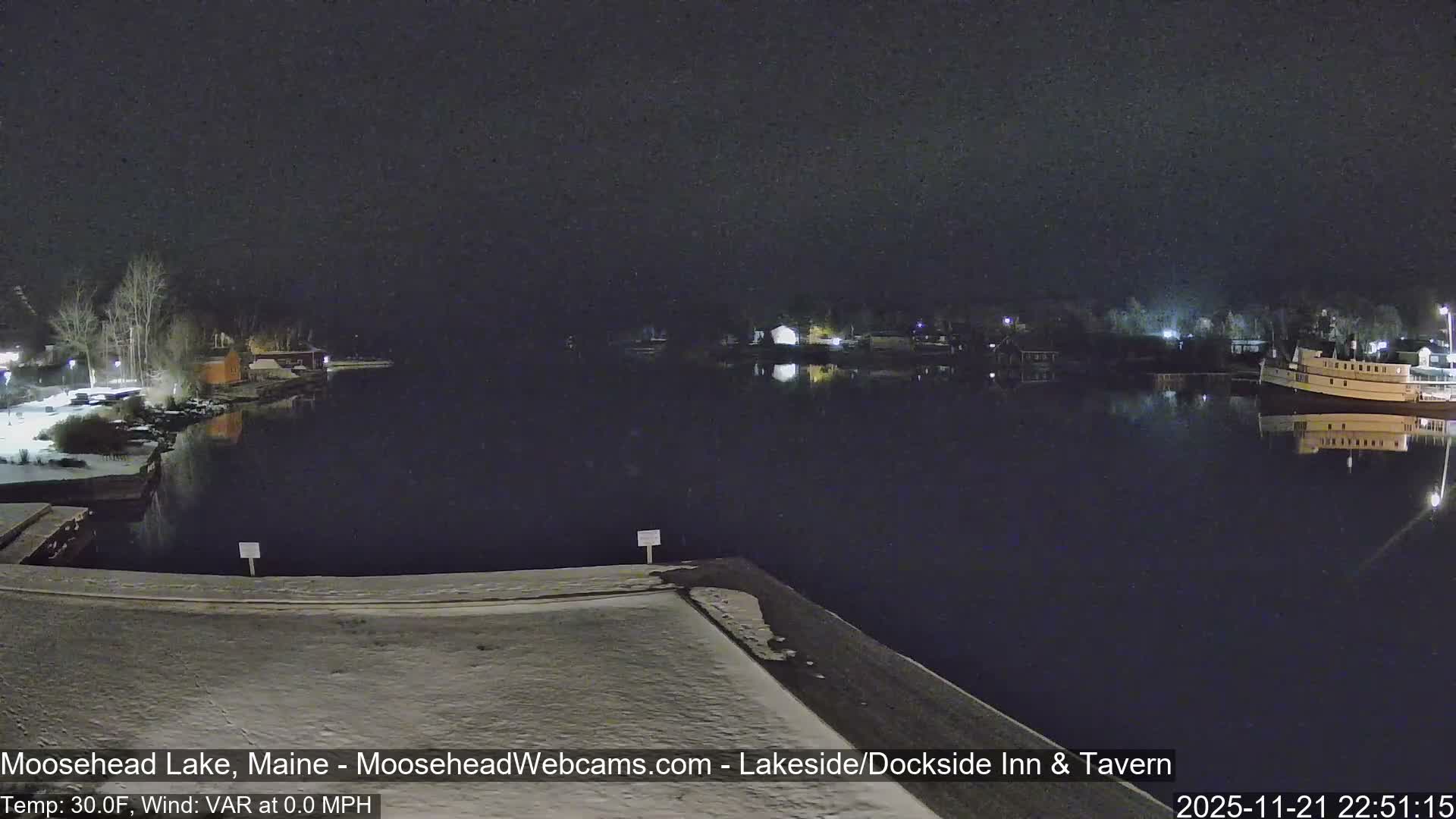 Moosehead Lake Live Cam - Maine, USA