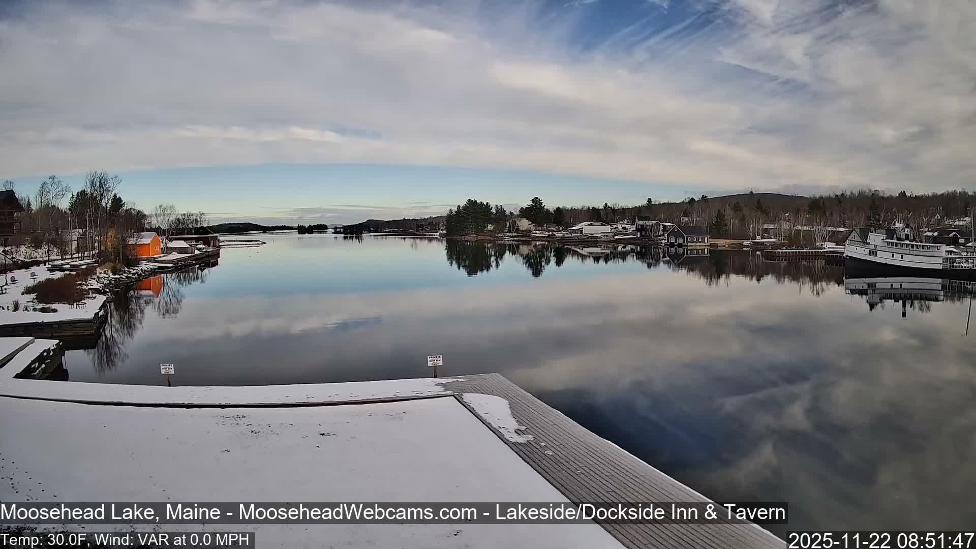 Moosehead Lake Live Cam - Maine, USA
