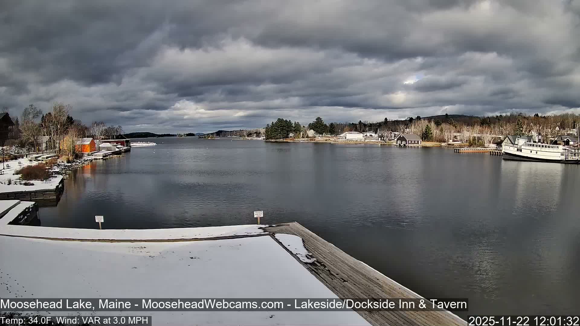 Moosehead Lake Live Cam - Maine, USA