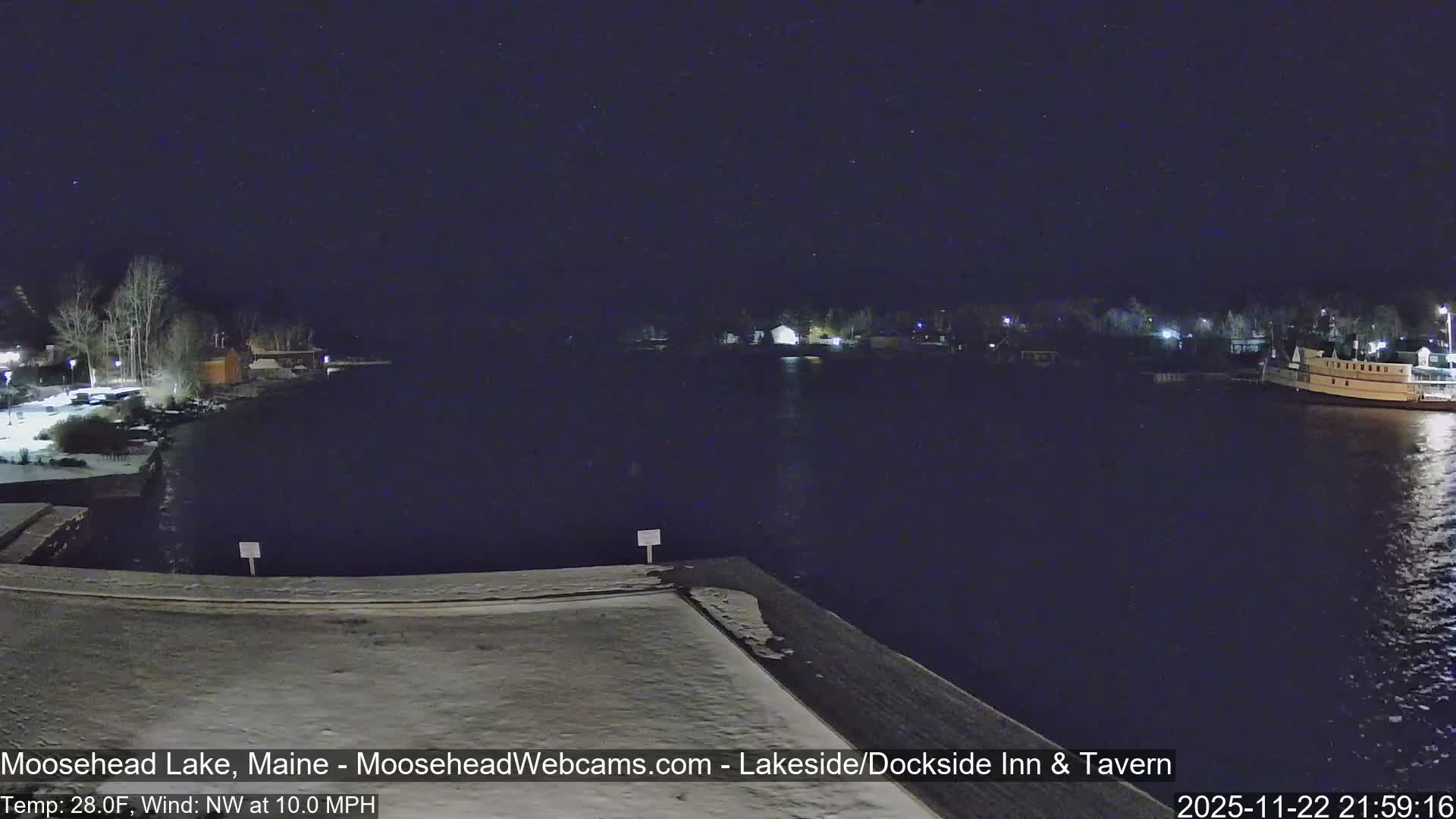 Moosehead Lake Live Cam - Maine, USA