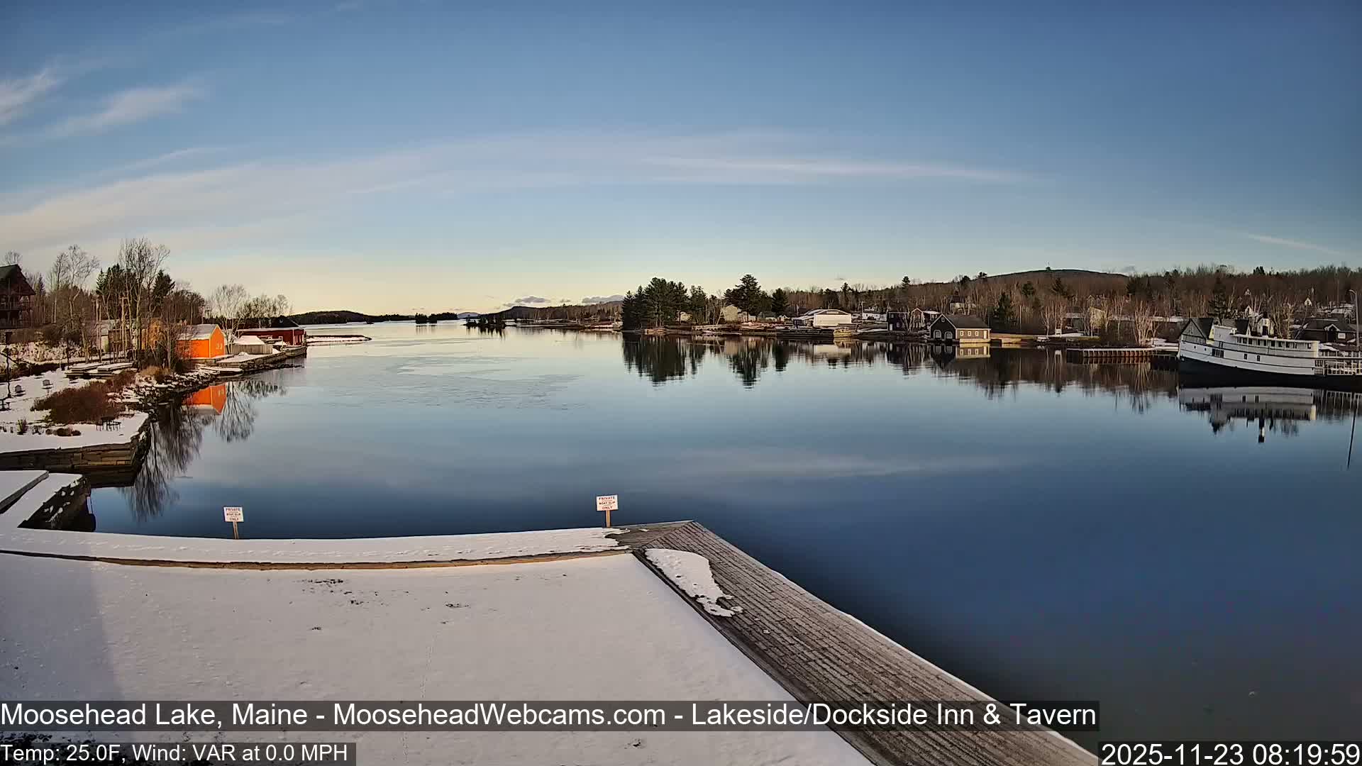 Moosehead Lake Live Cam - Maine, USA