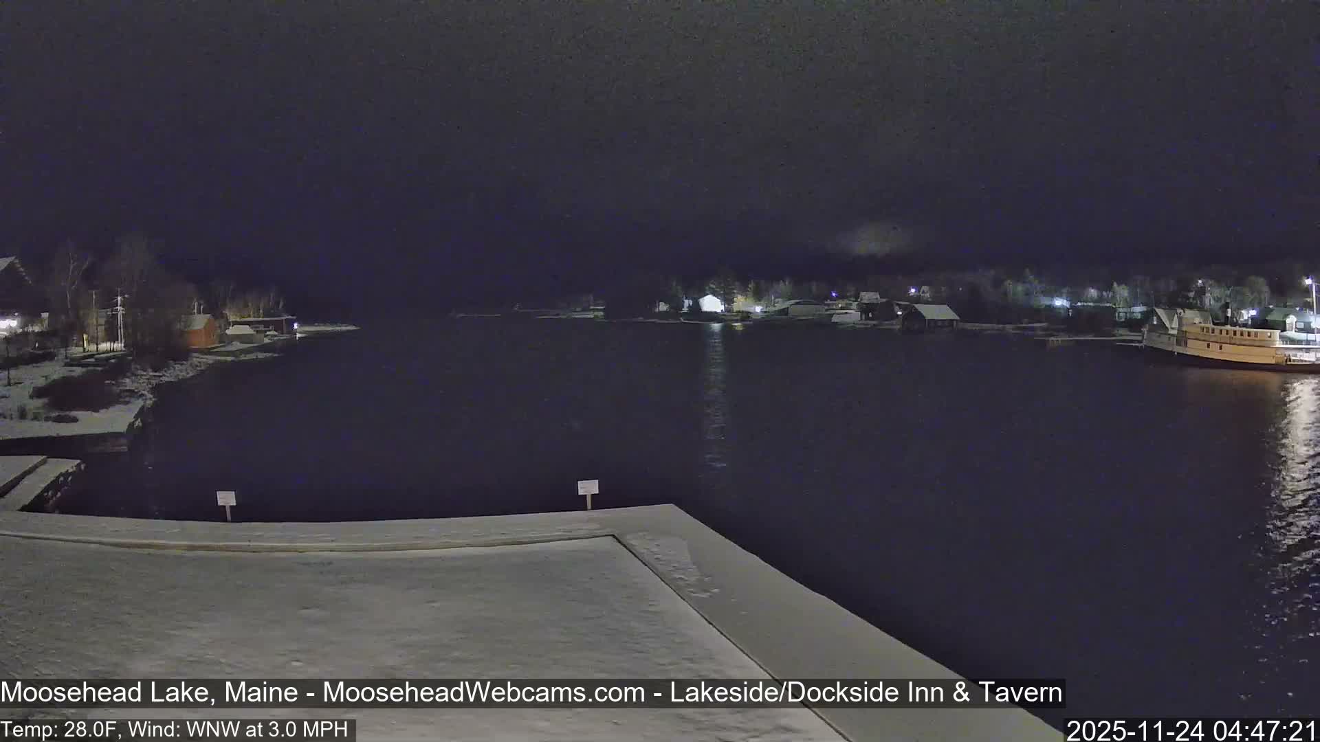 Moosehead Lake Live Cam - Maine, USA