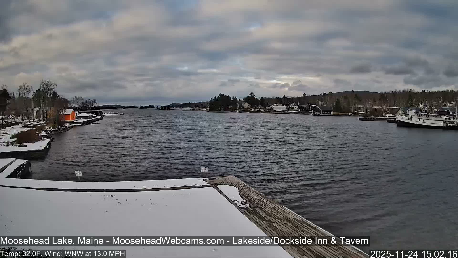 Moosehead Lake Live Cam - Maine, USA