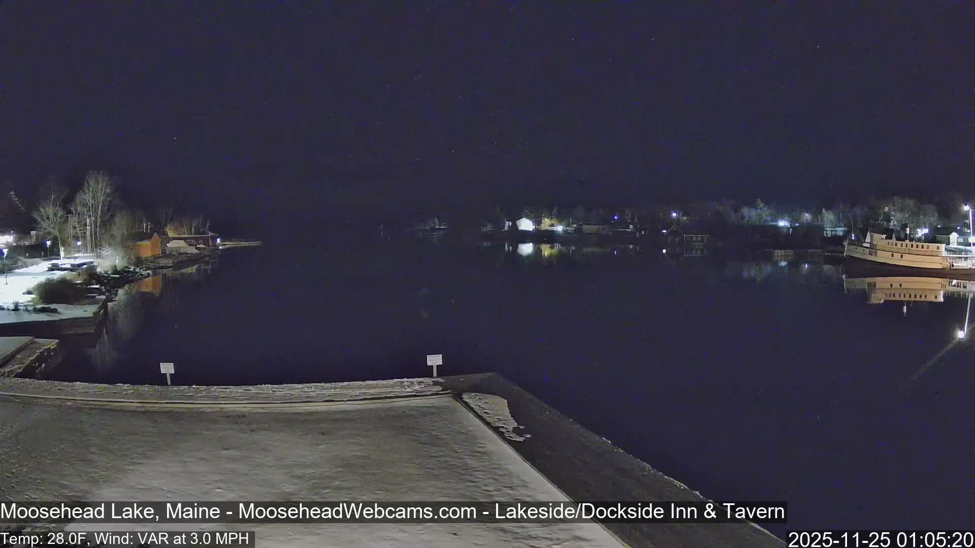 Moosehead Lake Live Cam - Maine, USA