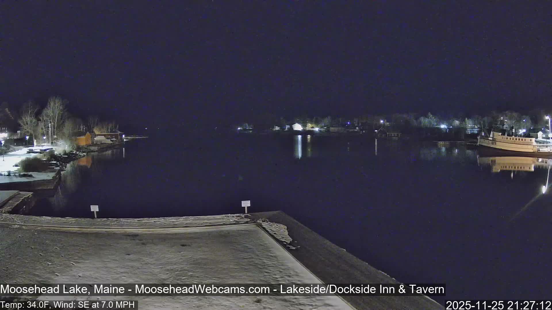 Moosehead Lake Live Cam - Maine, USA