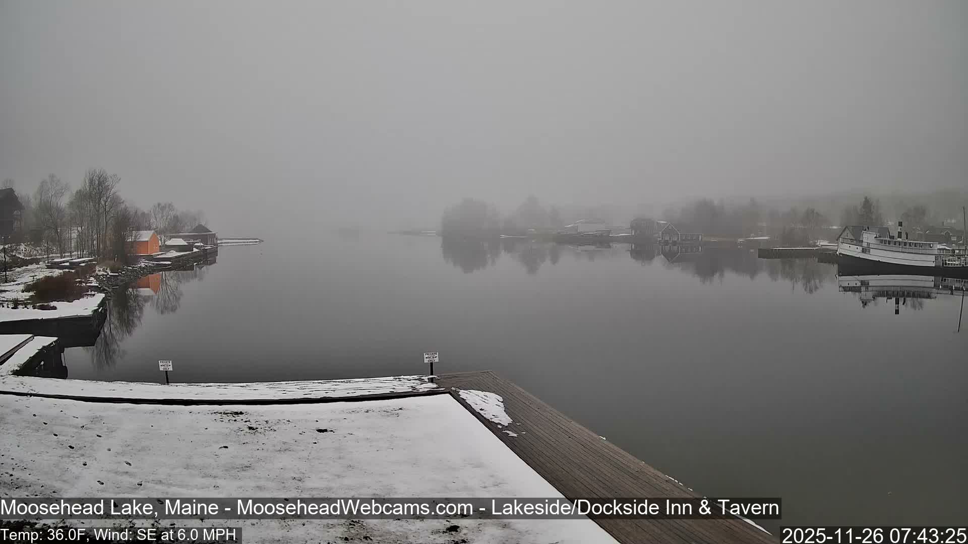 Moosehead Lake Live Cam - Maine, USA