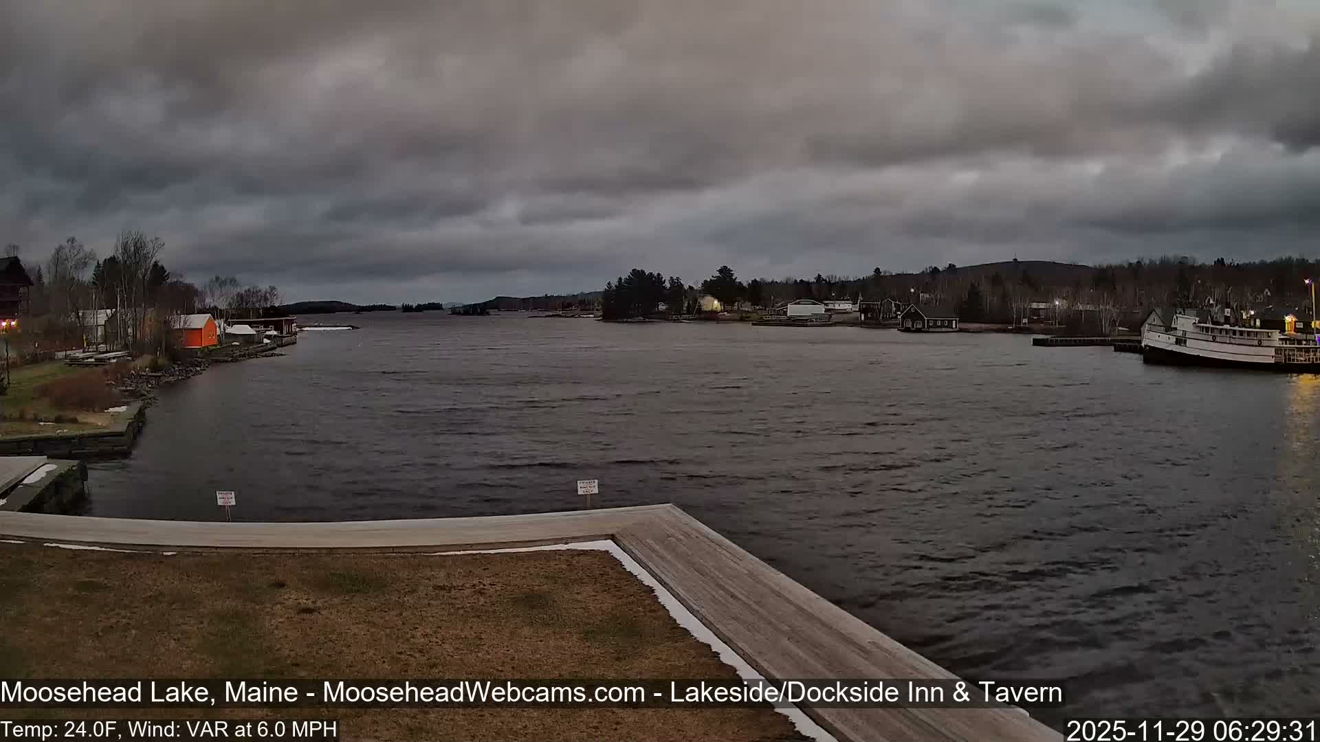 Moosehead Lake Live Cam - Maine, USA