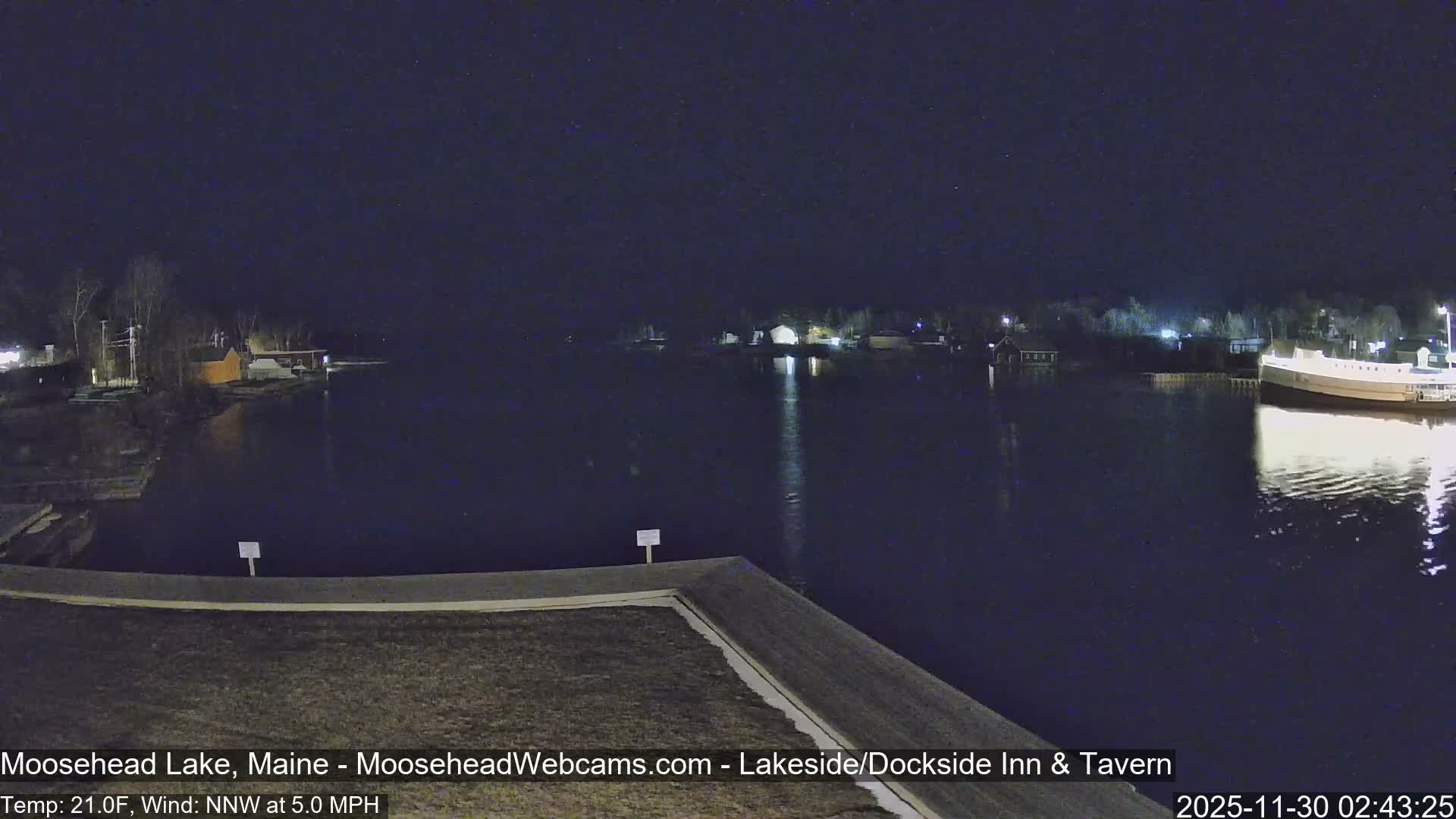Moosehead Lake Live Cam - Maine, USA