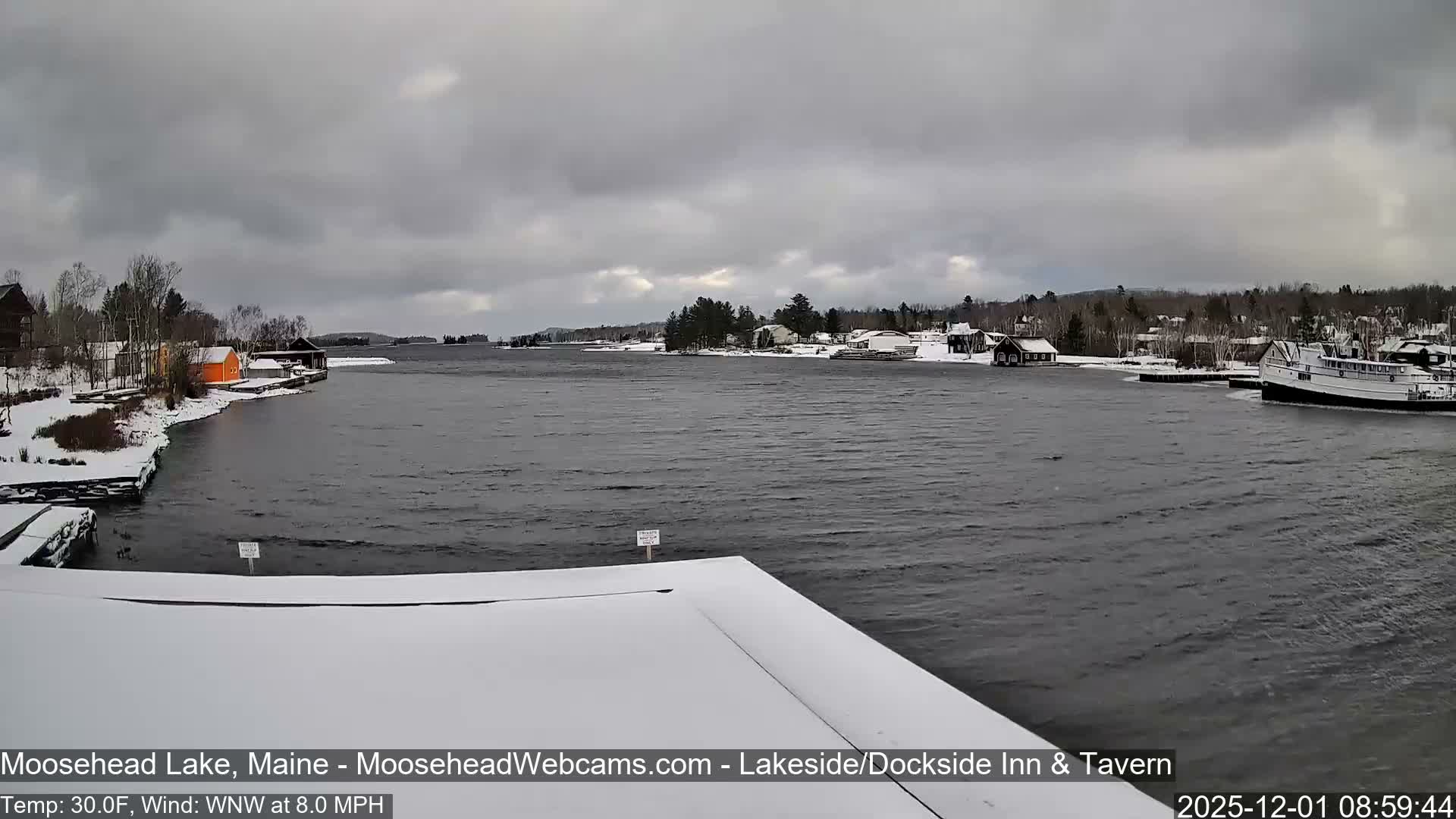 Moosehead Lake Live Cam - Maine, USA