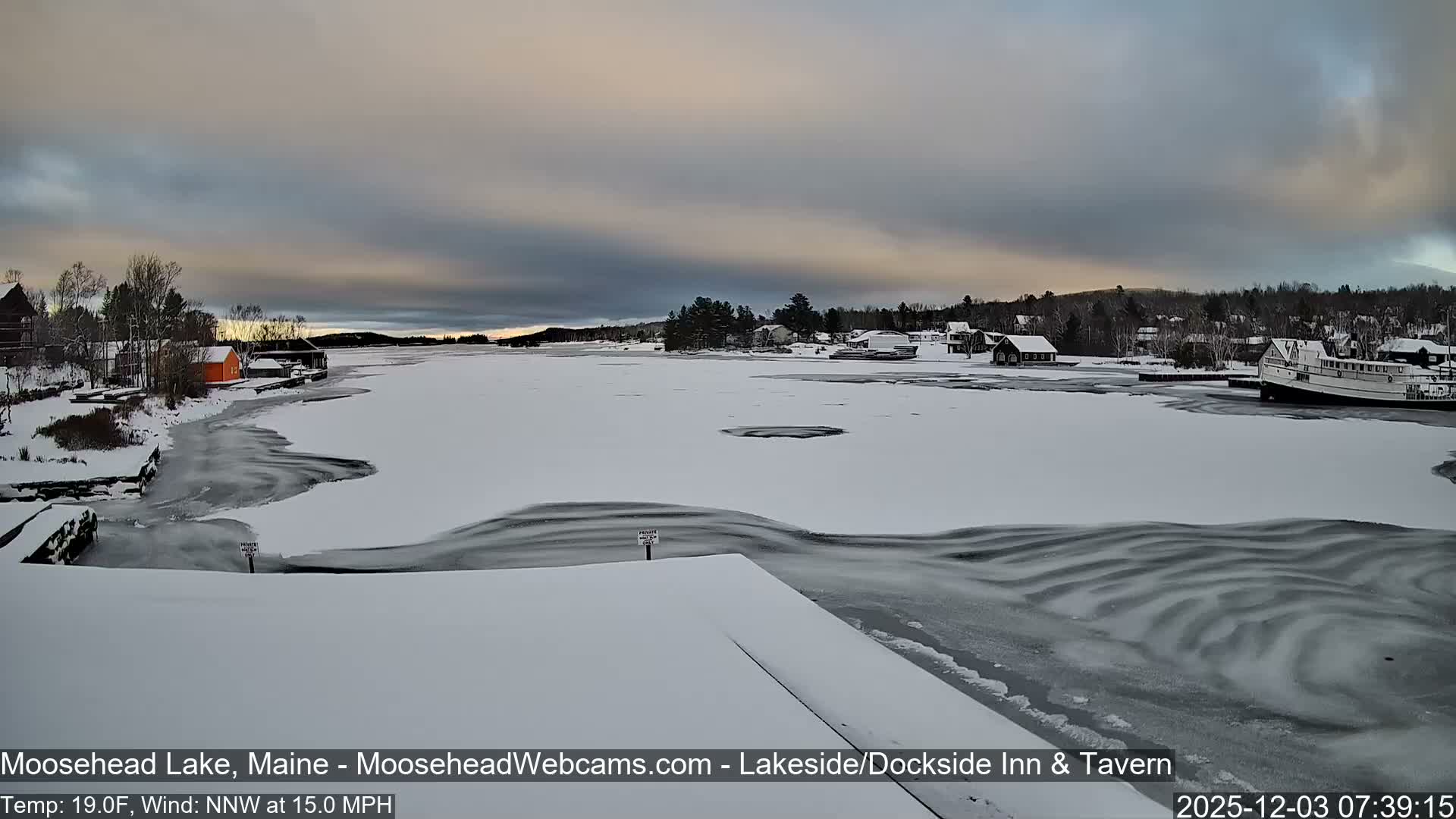 Moosehead Lake Live Cam - Maine, USA