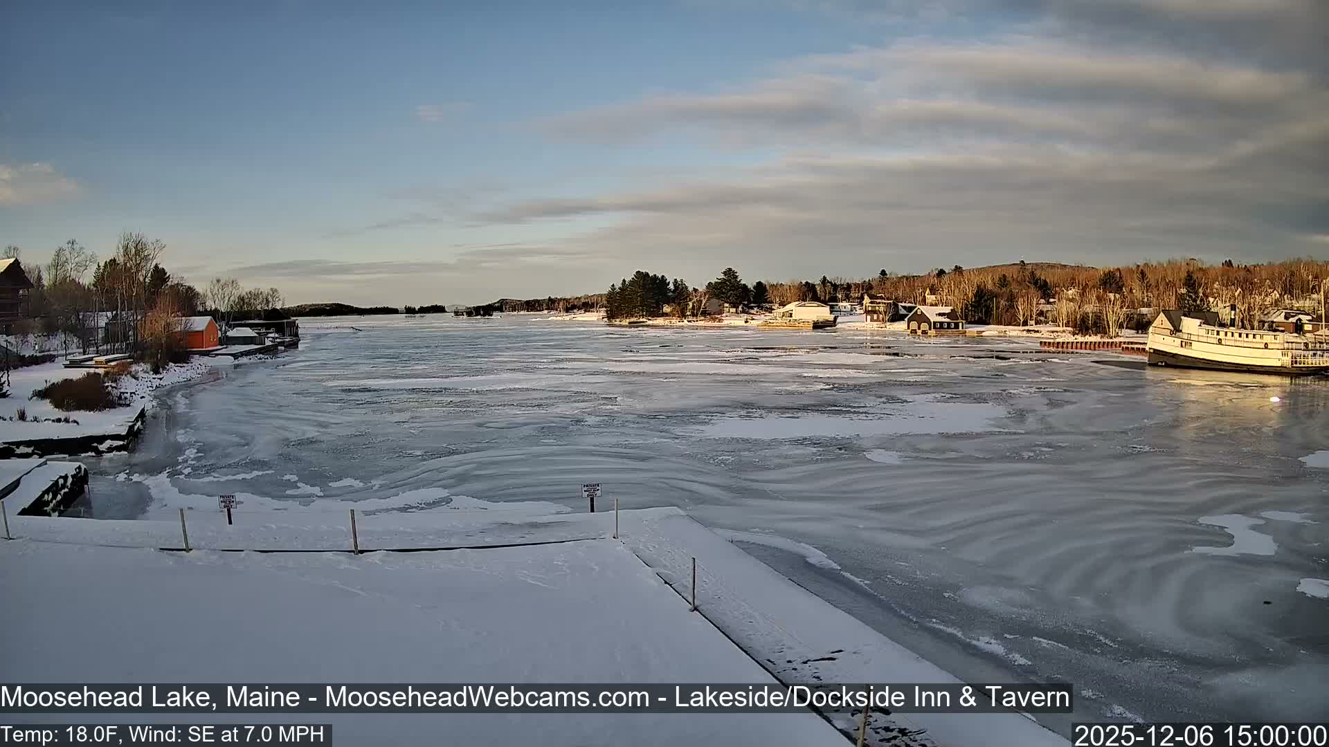 Moosehead Lake Live Cam - Maine, USA