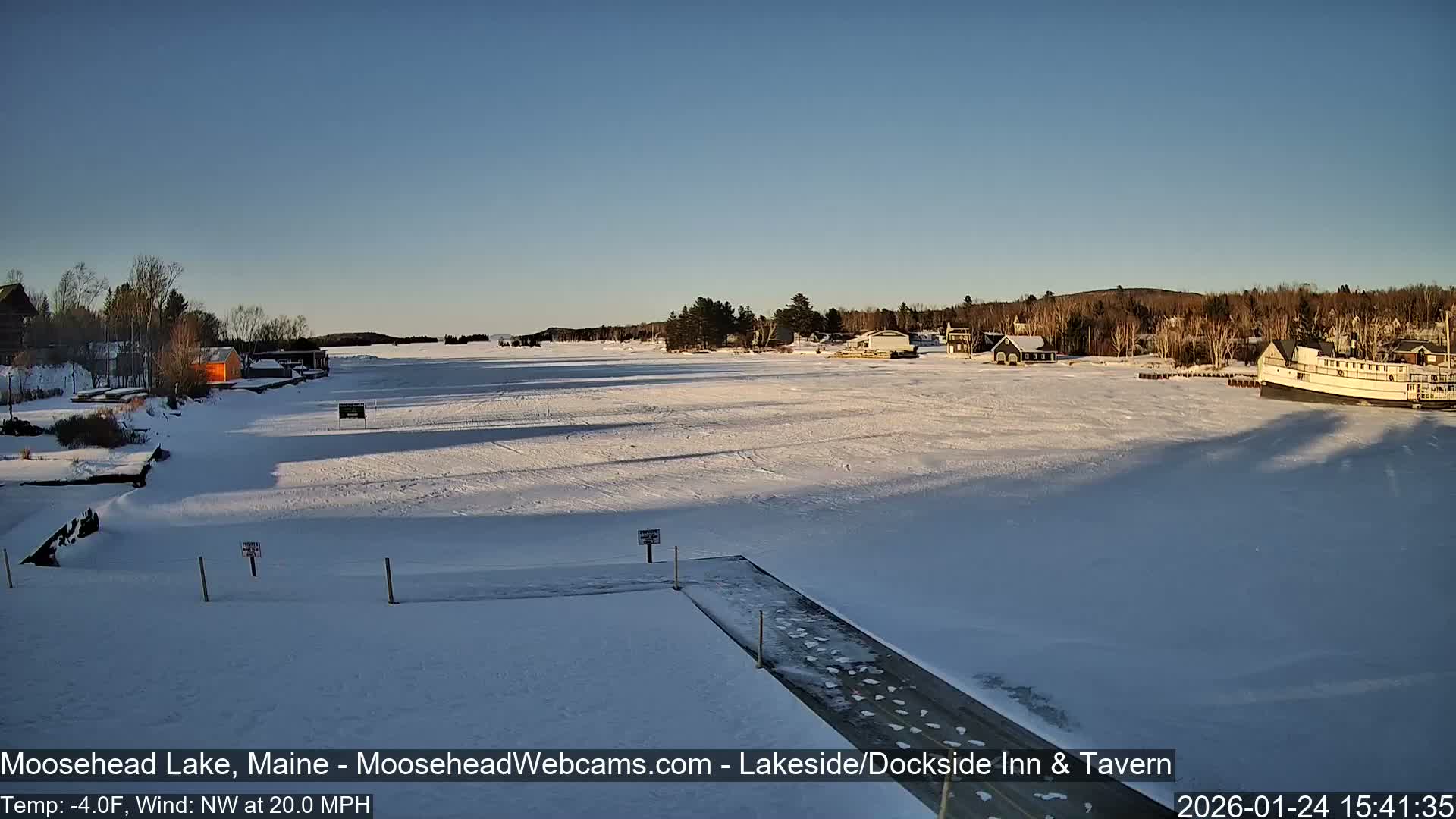 Moosehead Lake Live Cam - Maine, USA