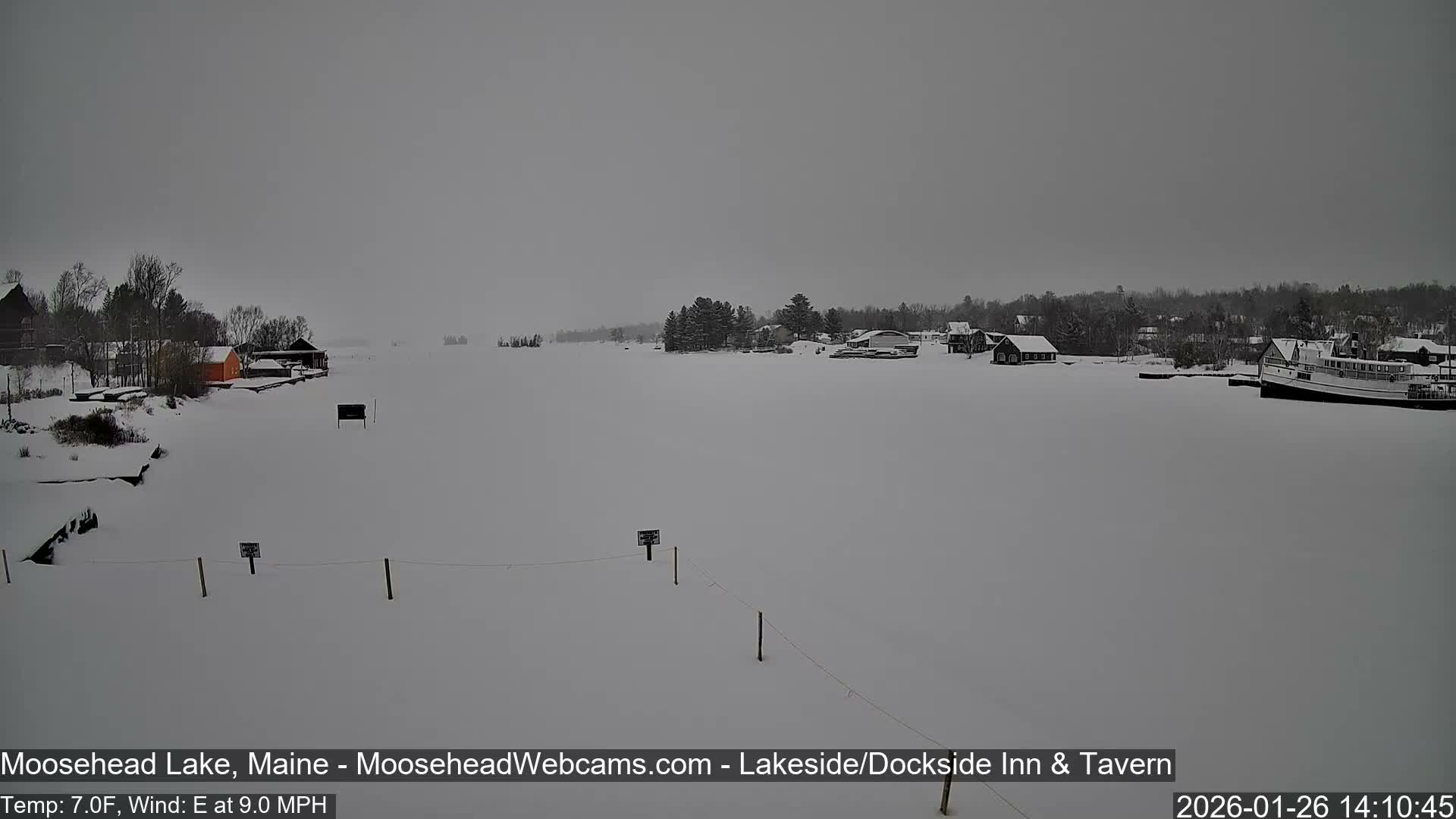 Moosehead Lake Live Cam - Maine, USA