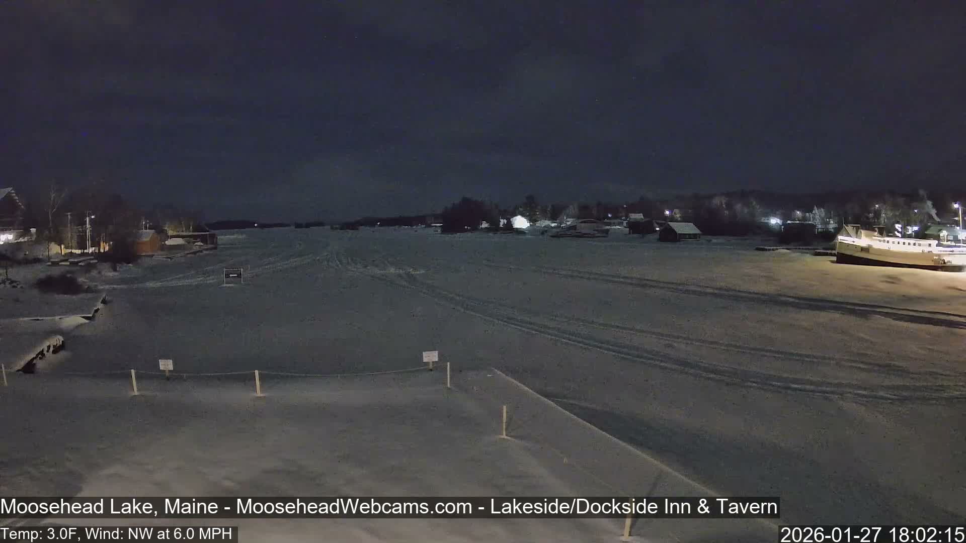 Moosehead Lake Live Cam - Maine, USA