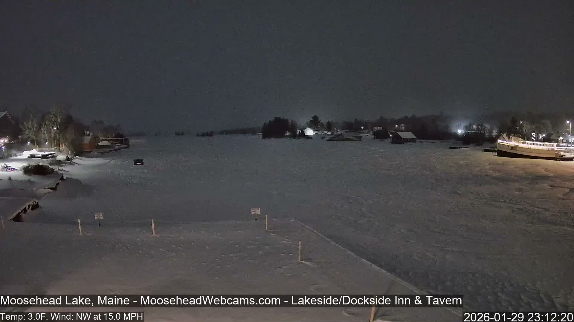 Moosehead Lake Live Cam - Maine, USA