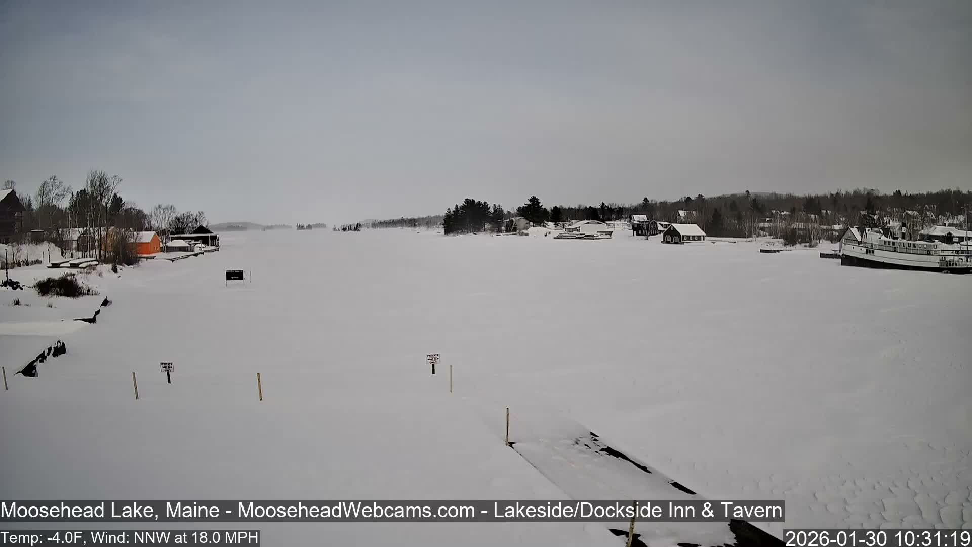 Moosehead Lake Live Cam - Maine, USA
