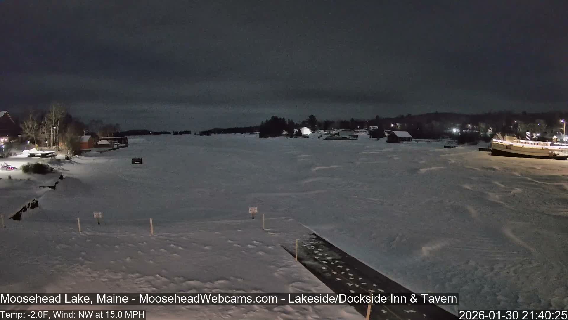 Moosehead Lake Live Cam - Maine, USA